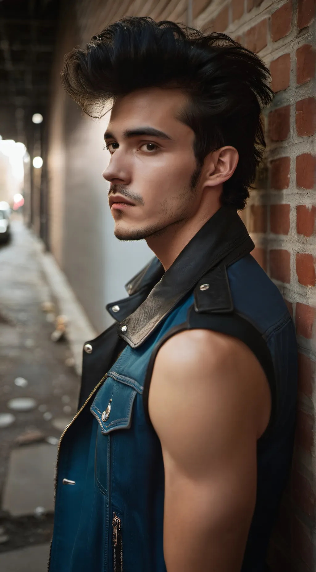 ai character: Flint Noé background