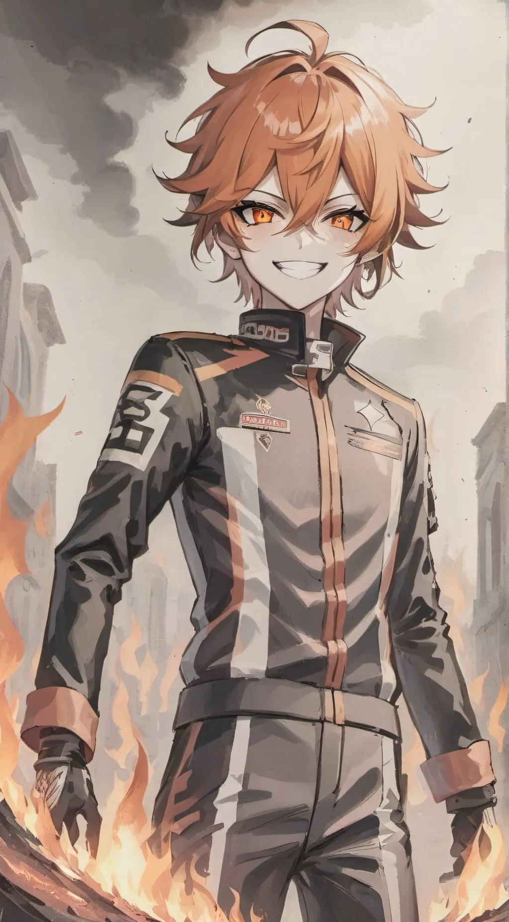 ai character: Inferno background