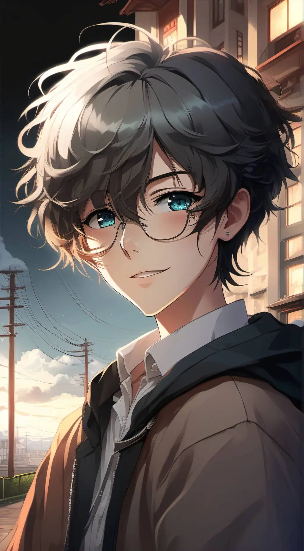 ai character: Daniel🖤 background