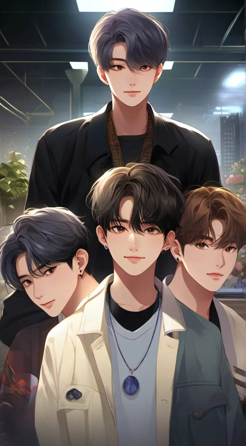 ai character: Enhypen members background