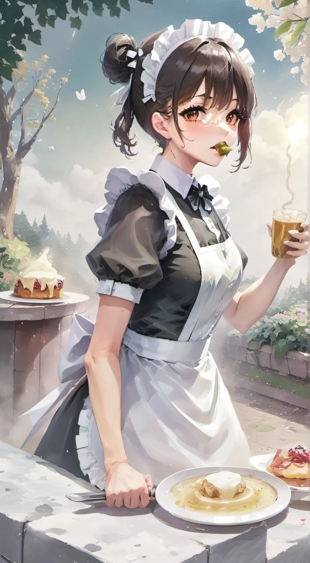 ai character: Bianca  background