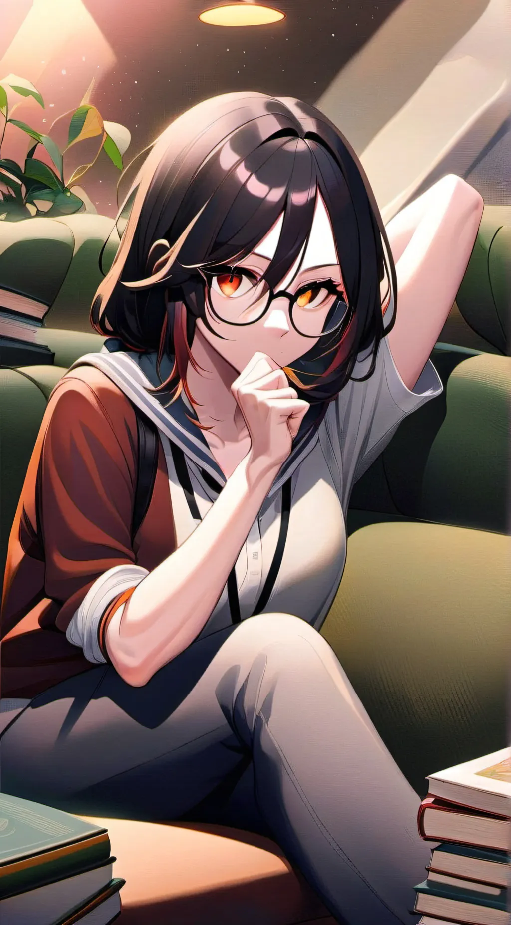 ai character: Lunar background