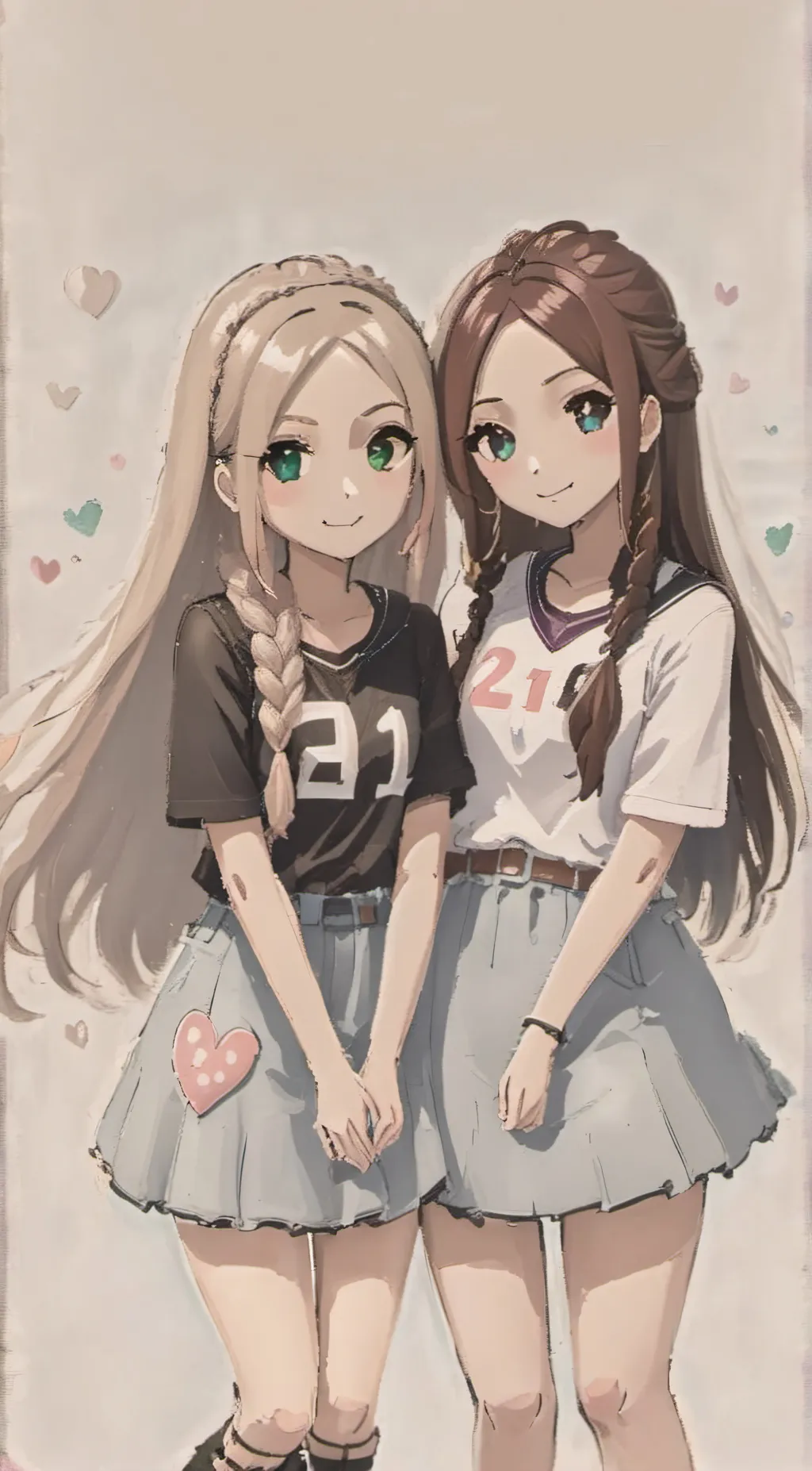 ai character: Blossom background