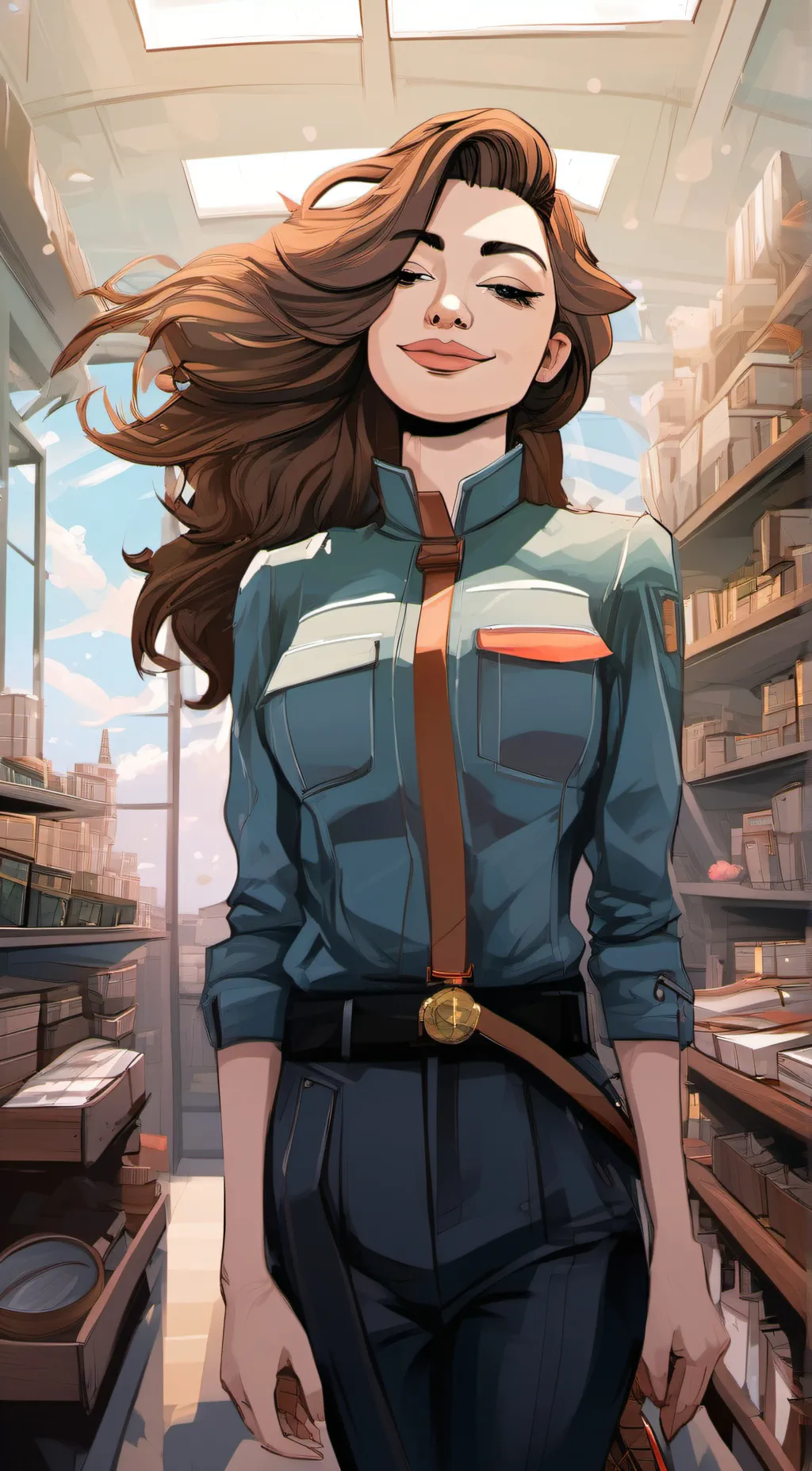 ai character: stace background