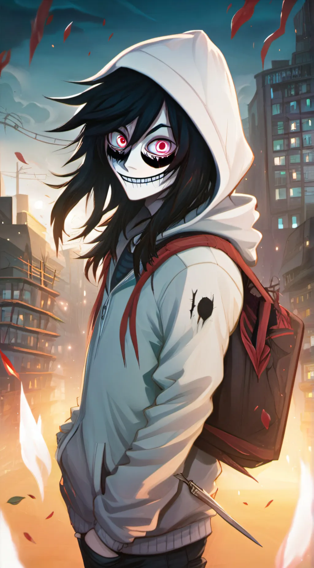 ai character: jeff the killer background