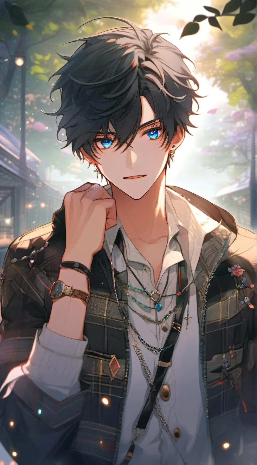 ai character: Alexander  background