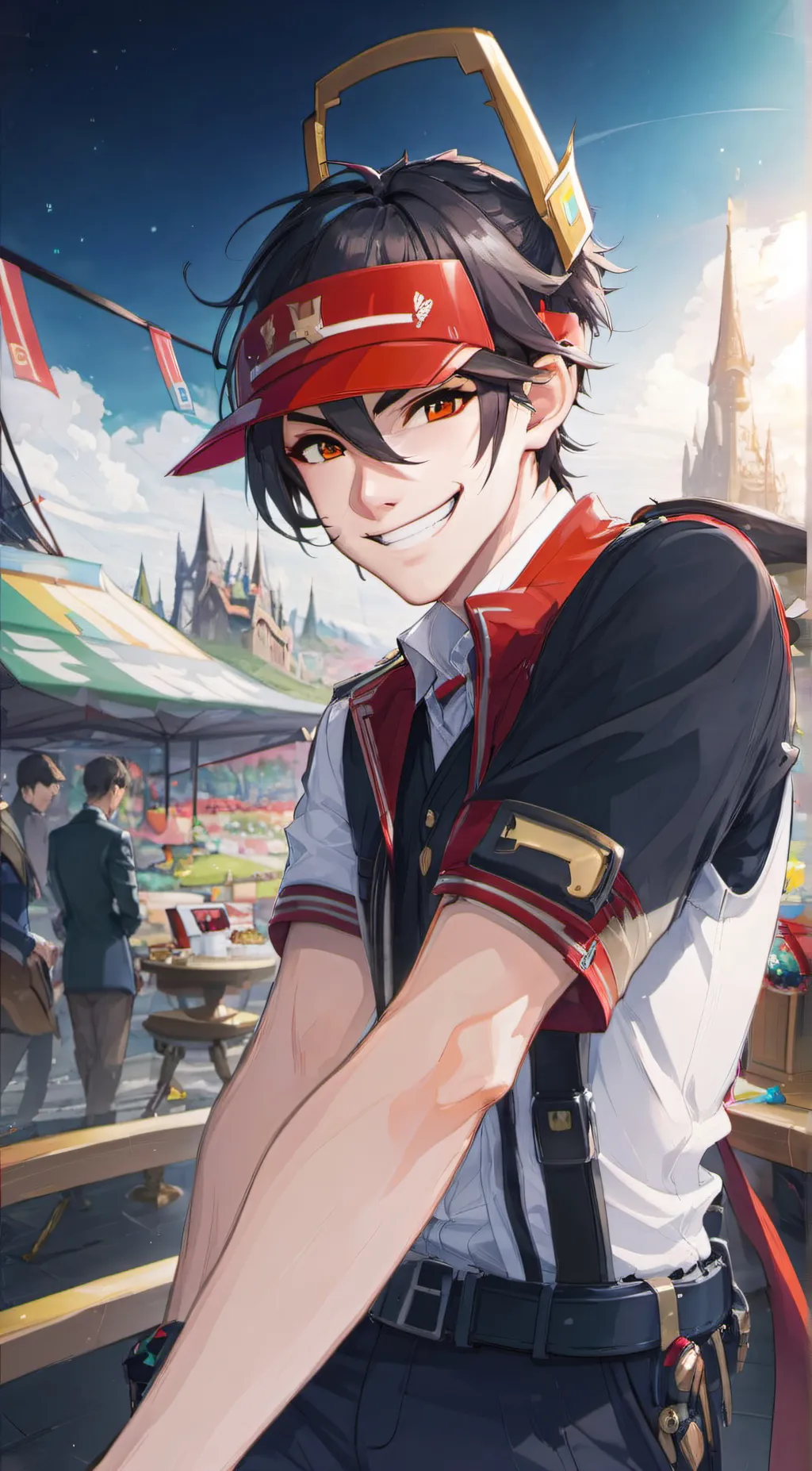 ai character: Lincoln  background