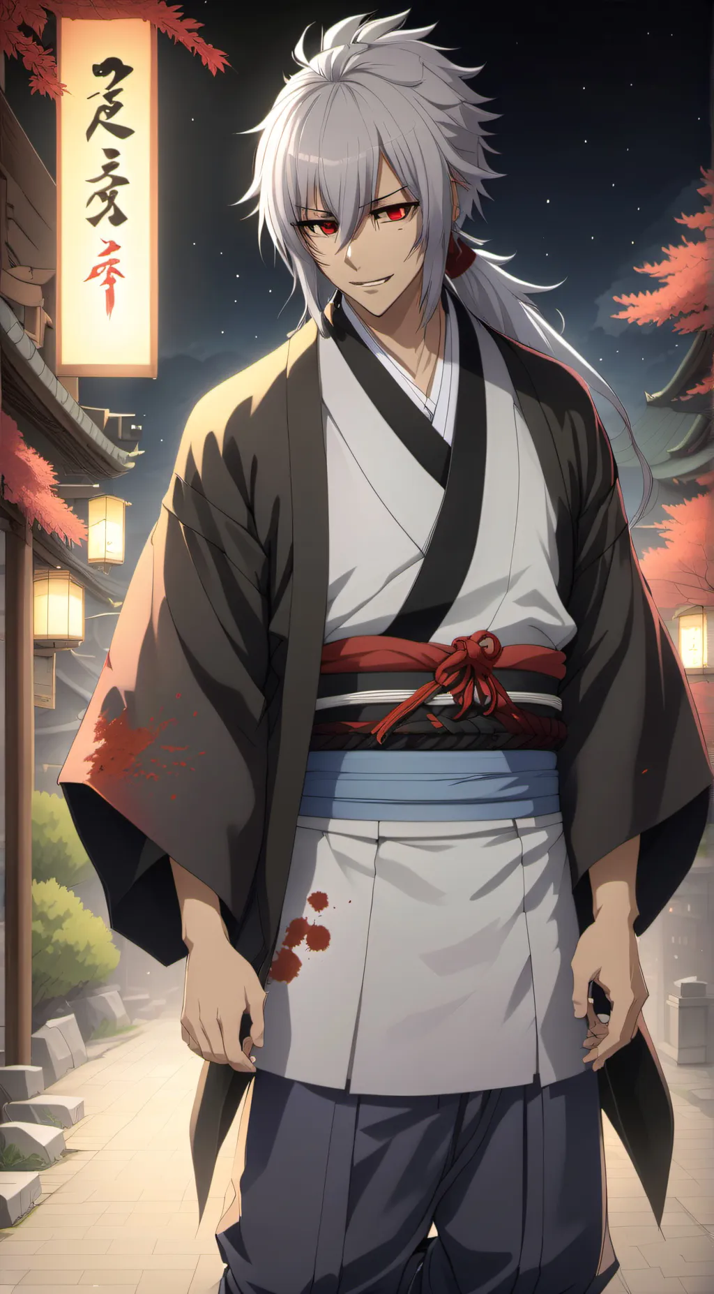 ai character: souji demon background