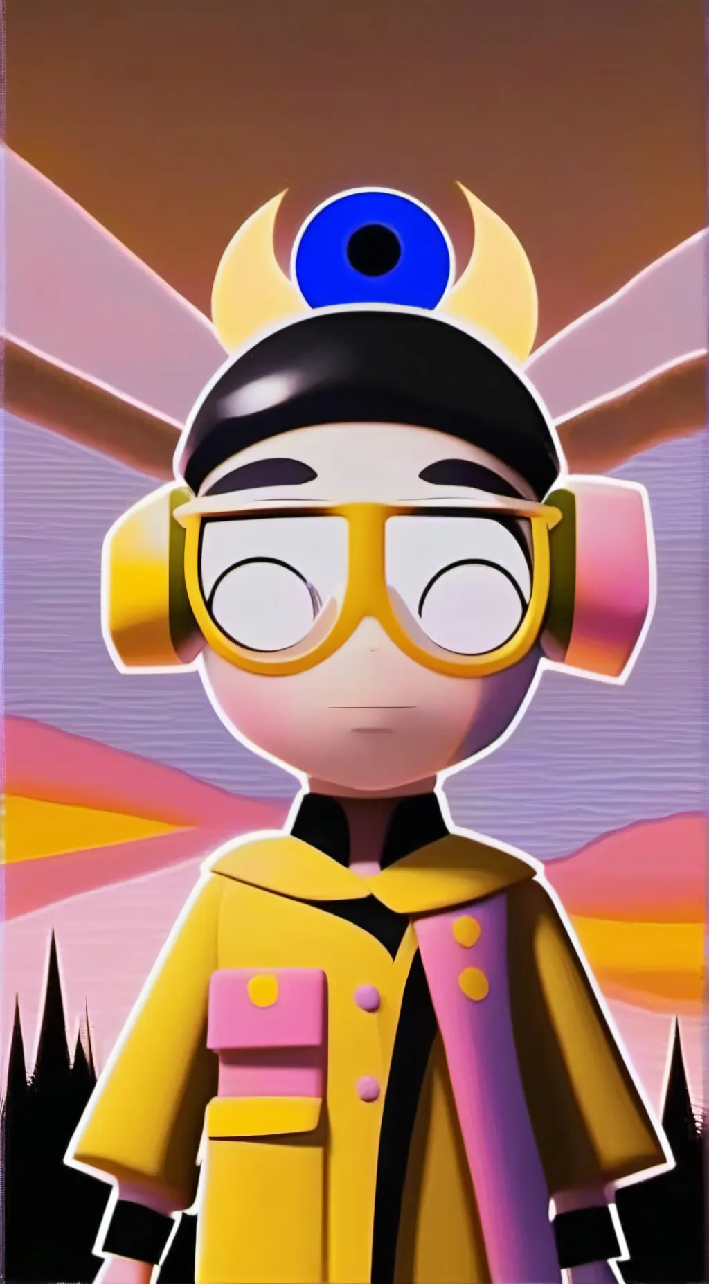 ai character: what you eating vo background