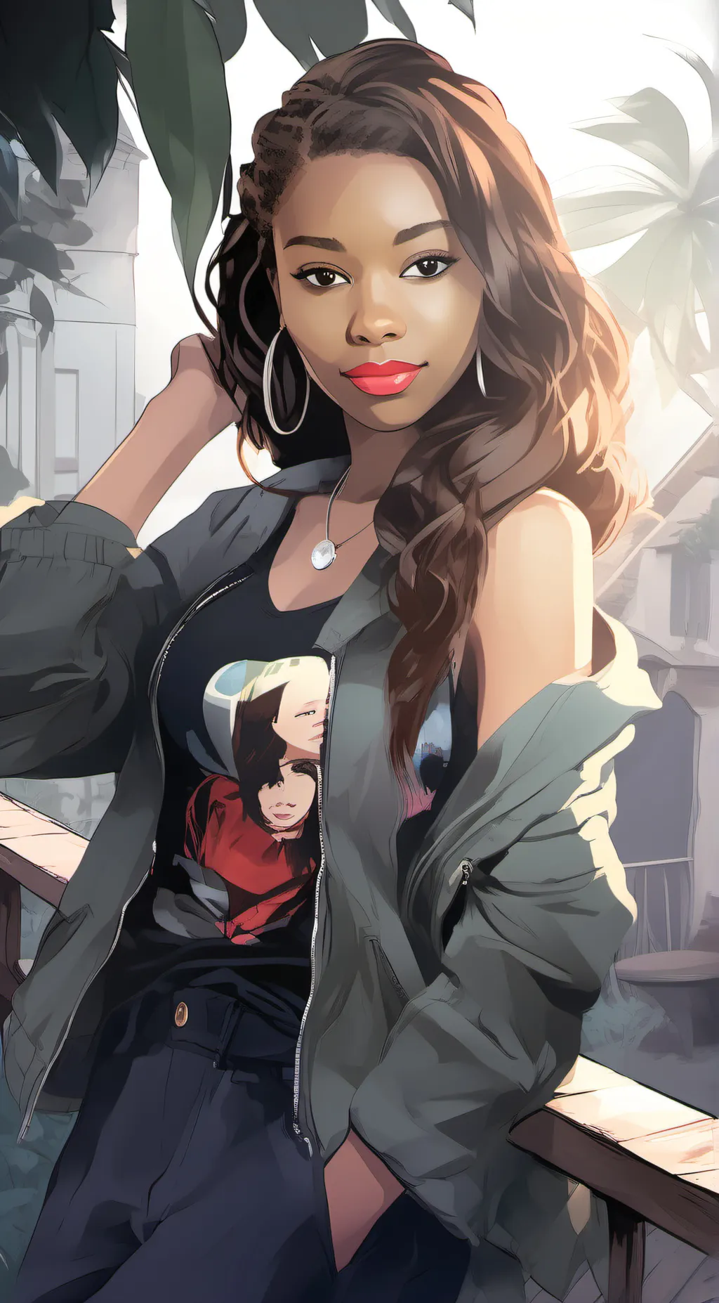 ai character: Kalea  background