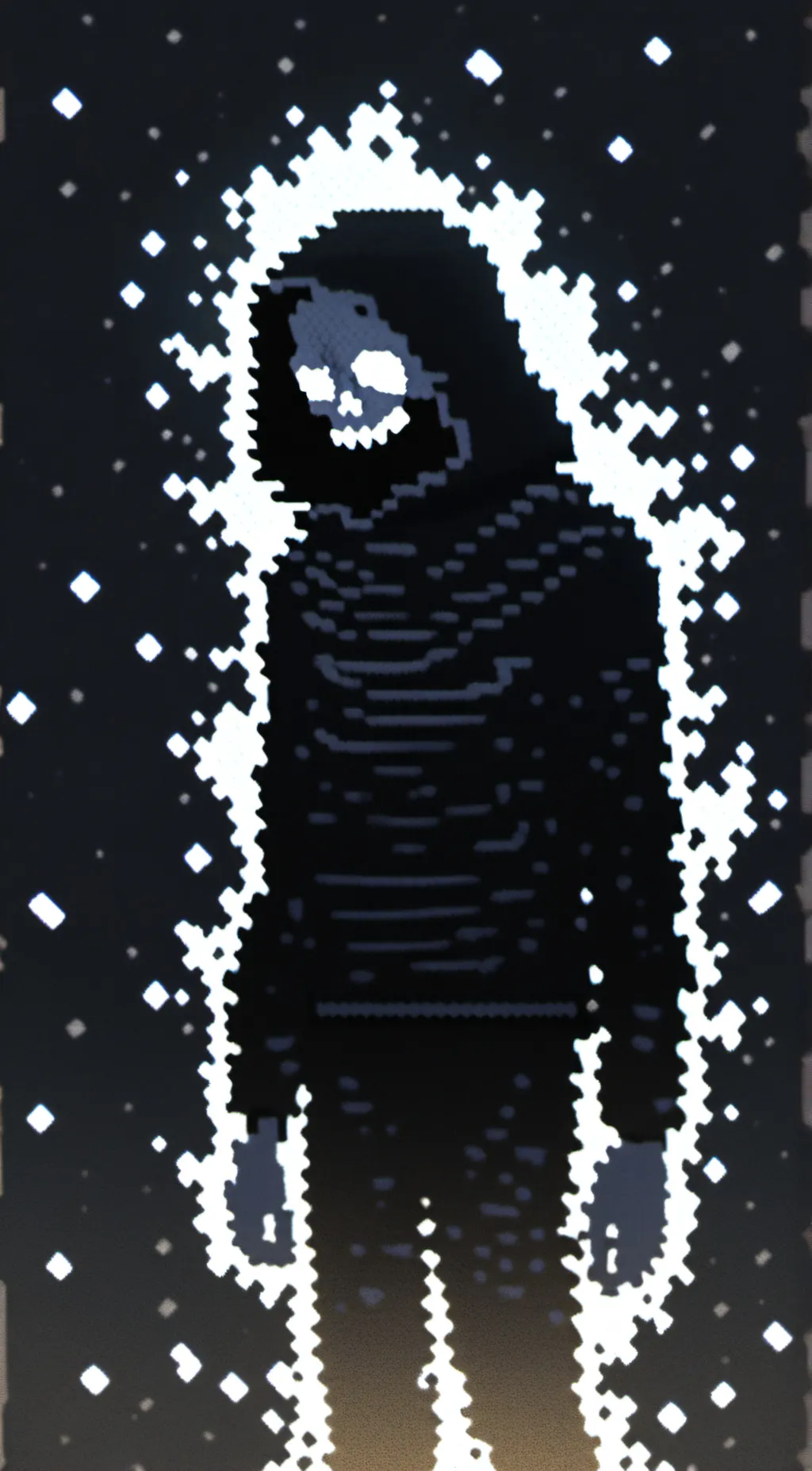 ai character: Dustdust sans background