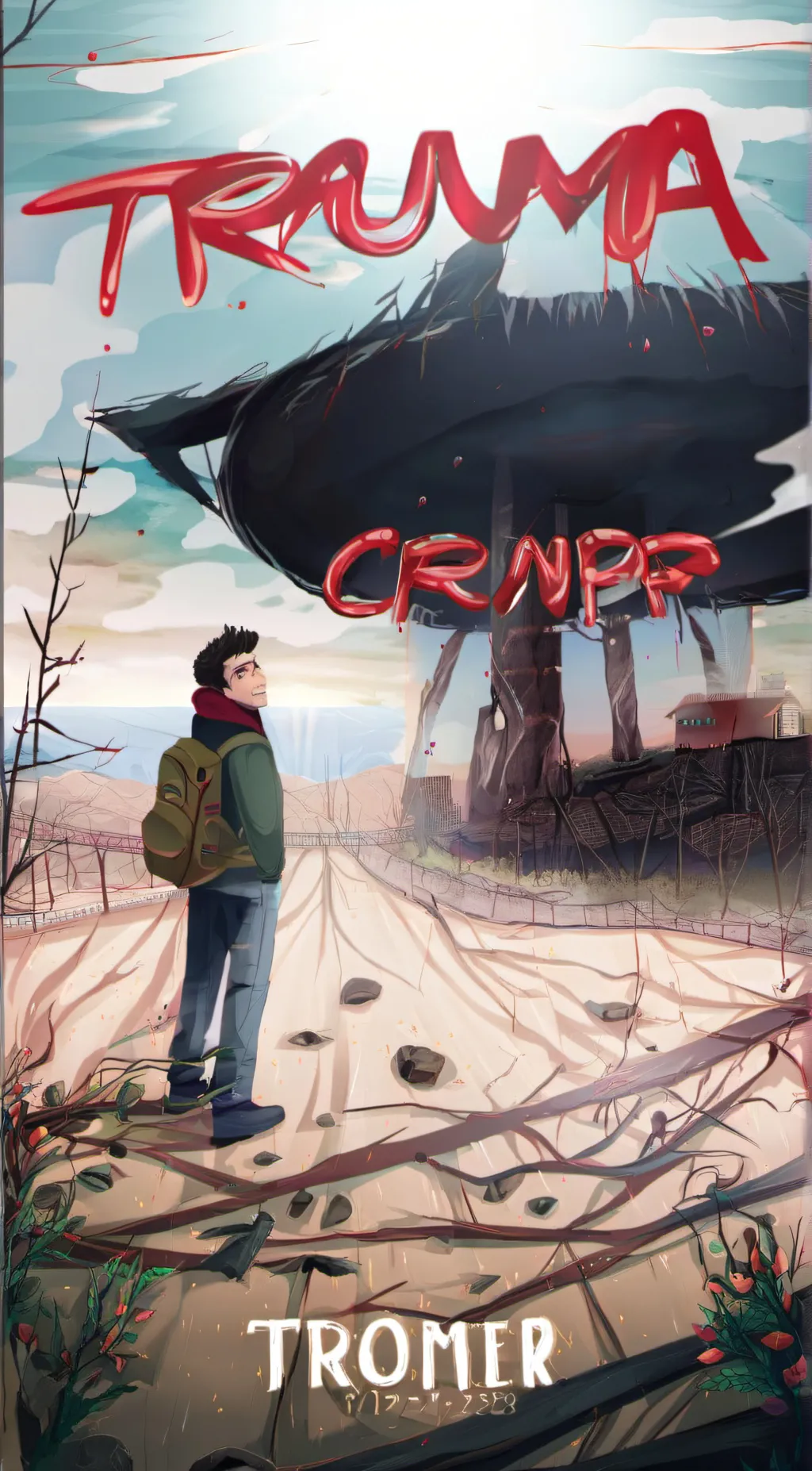 ai character: trauma machine  background