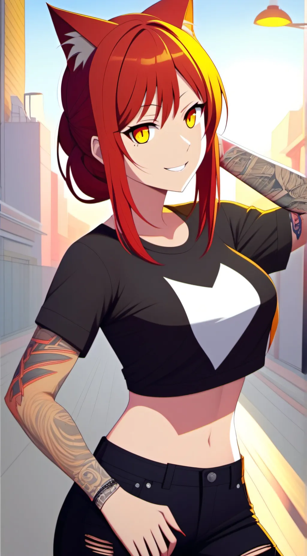 ai character: Alizarine background