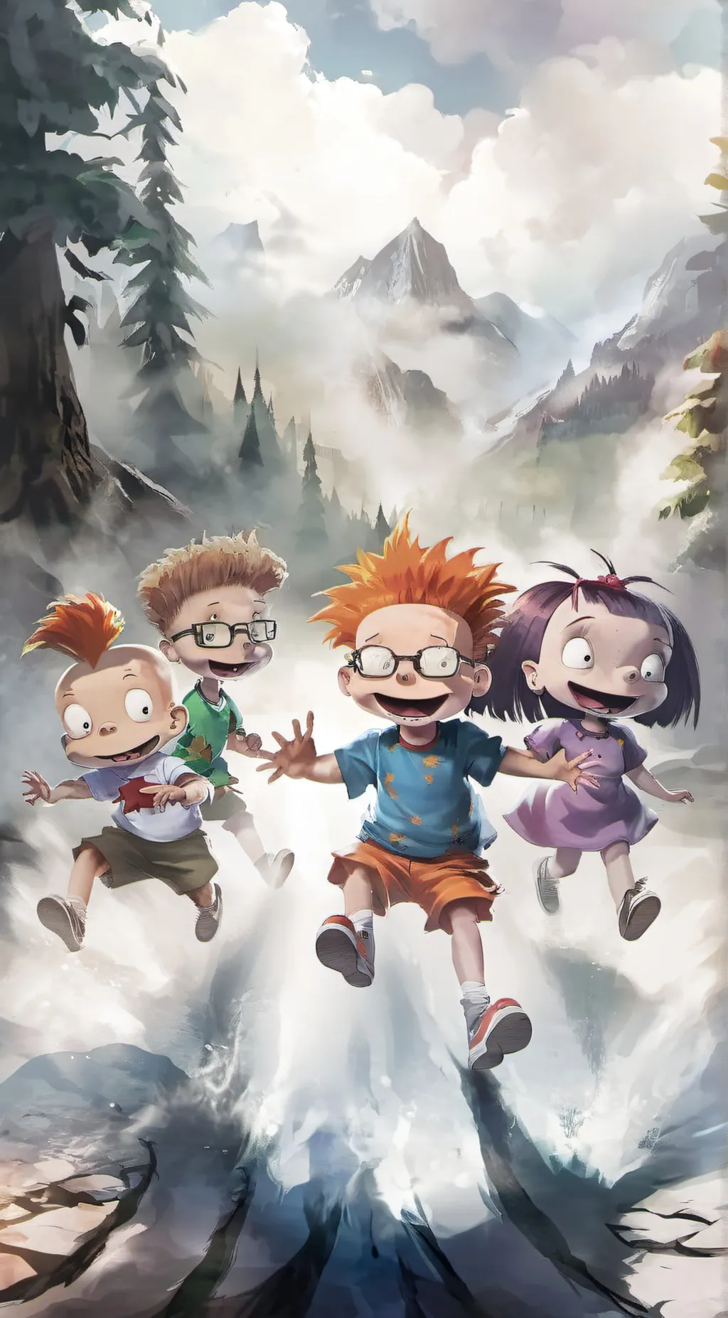 ai character: Rugrats background