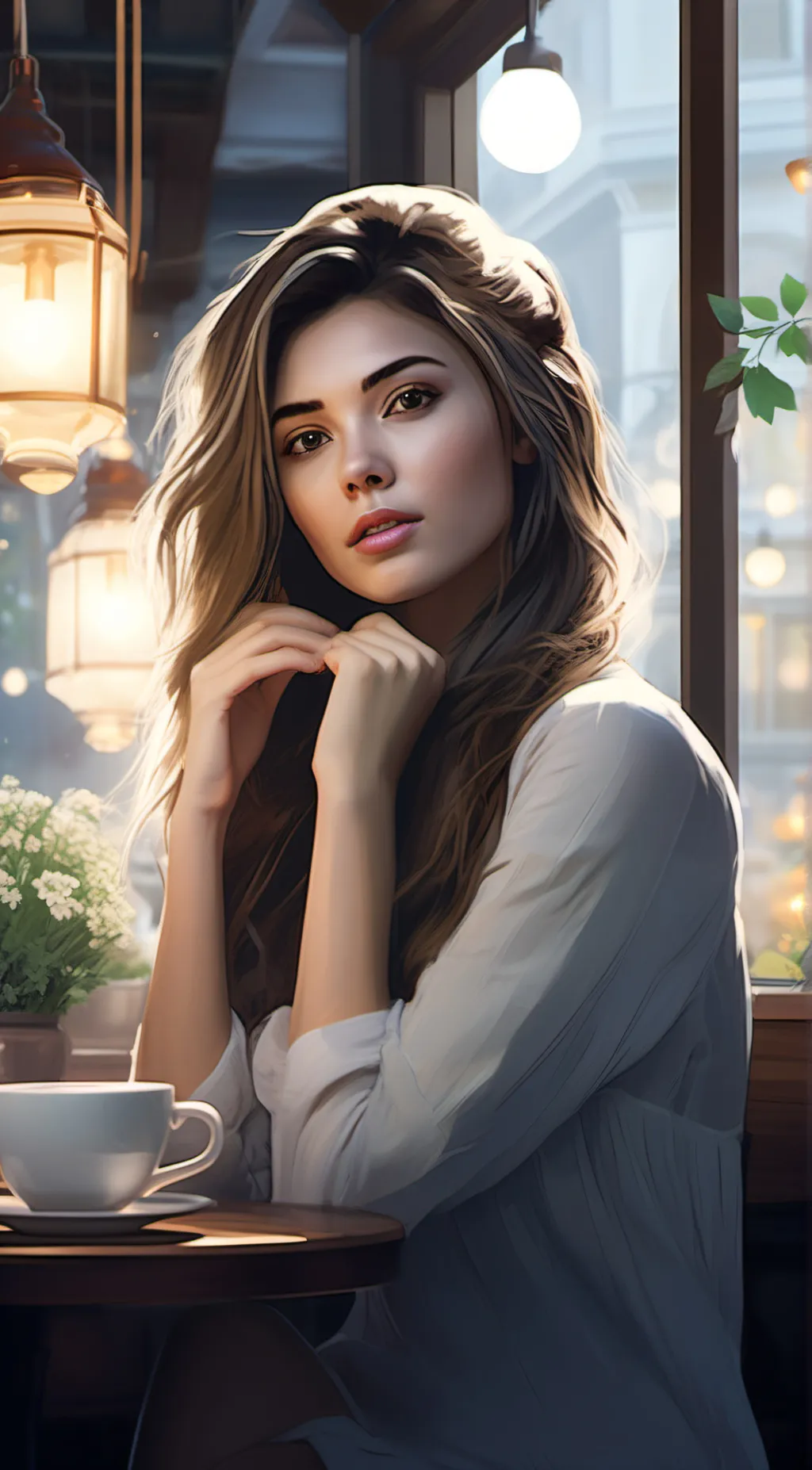 ai character: Mia  background