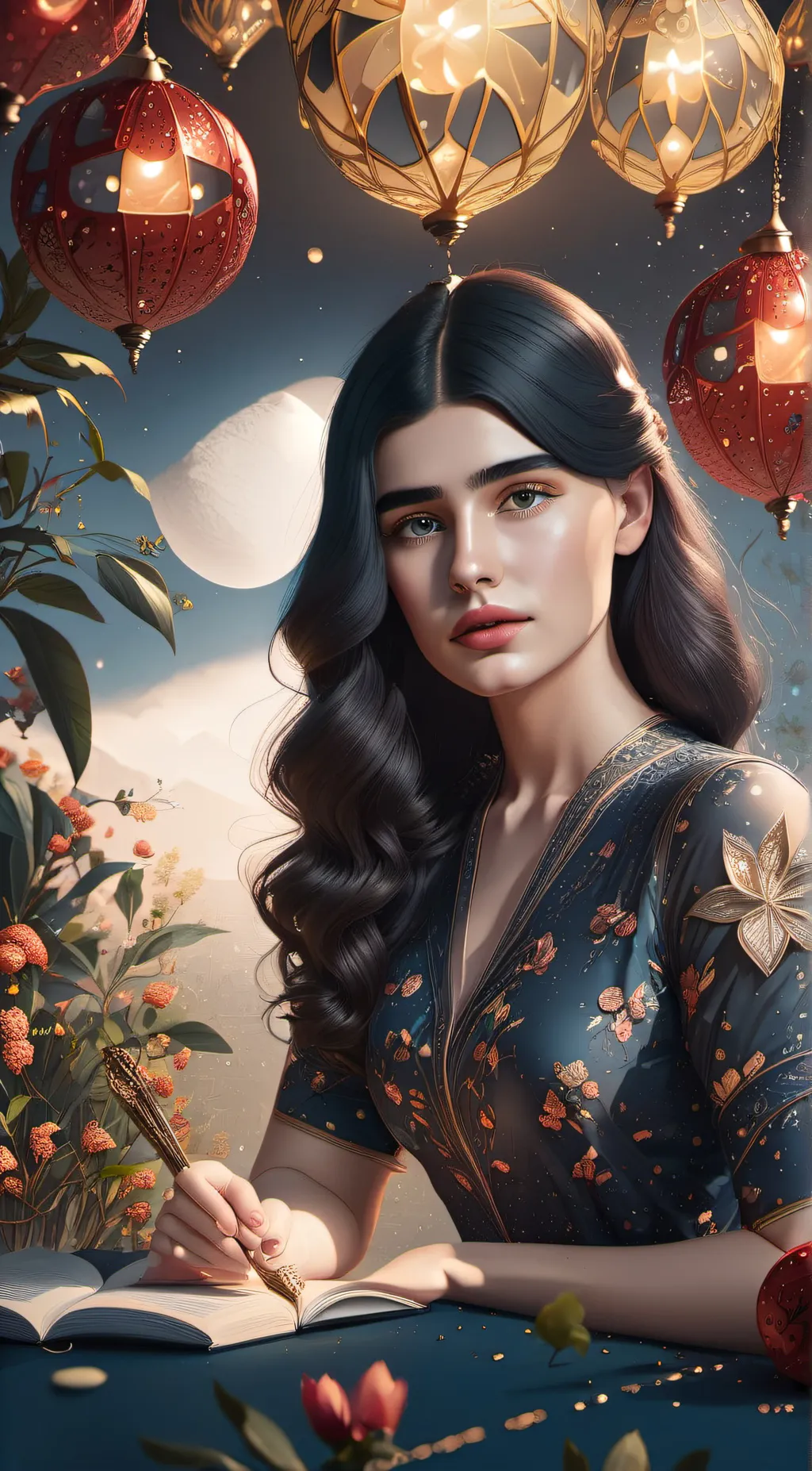 ai character:  Amethyst  background