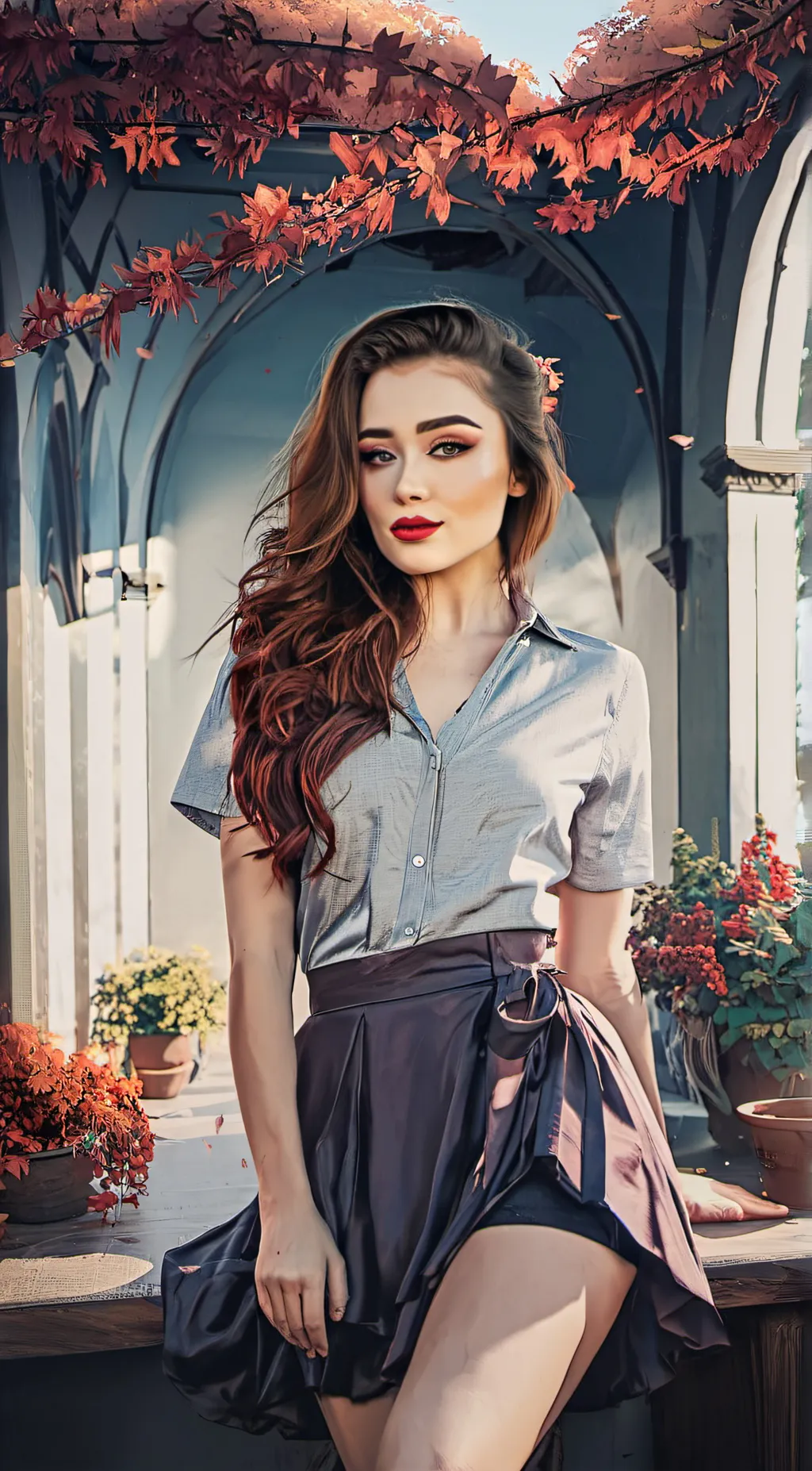 ai character: Claire  background