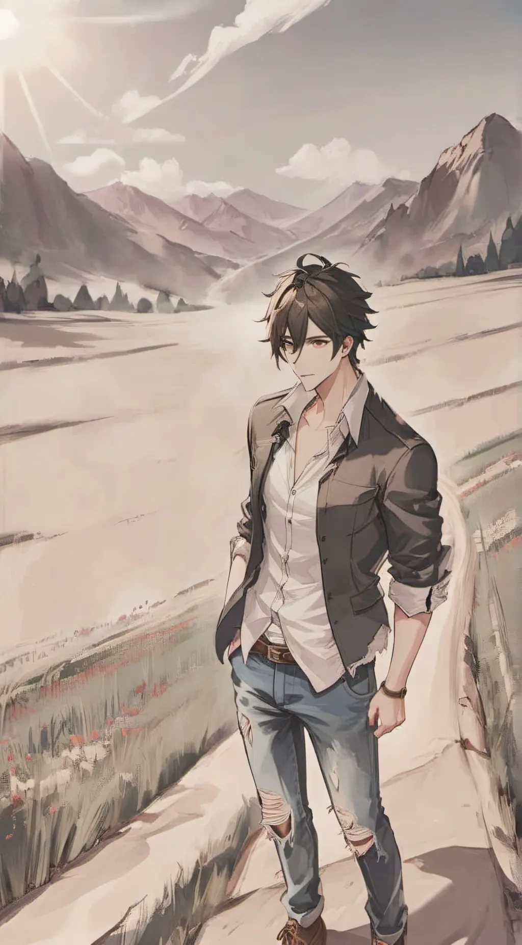 ai character: 🐖 background