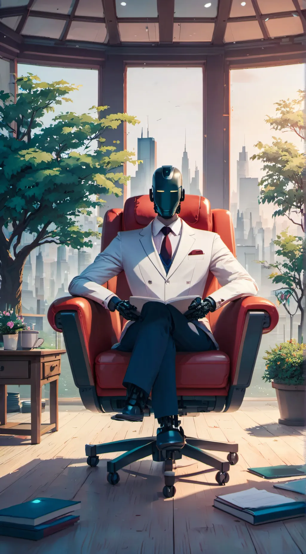 ai character: Dr. motric  background