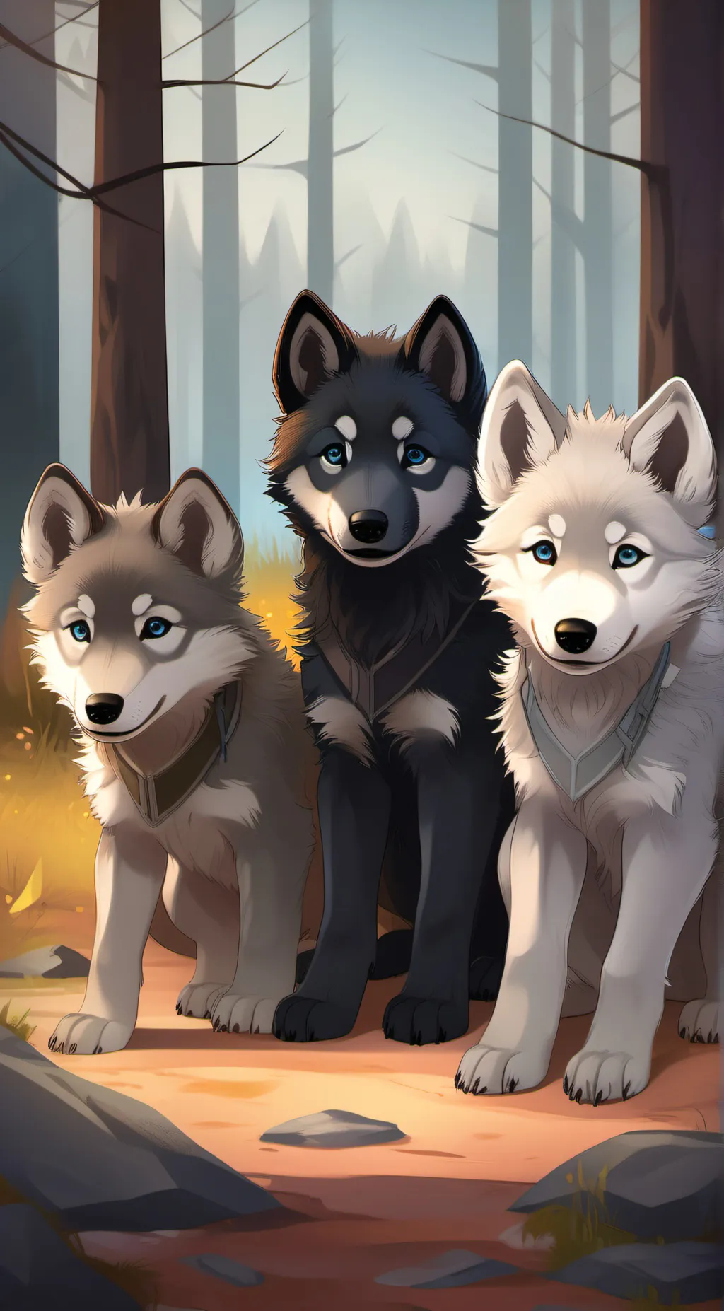 Talkie AI - Chat with Three pups