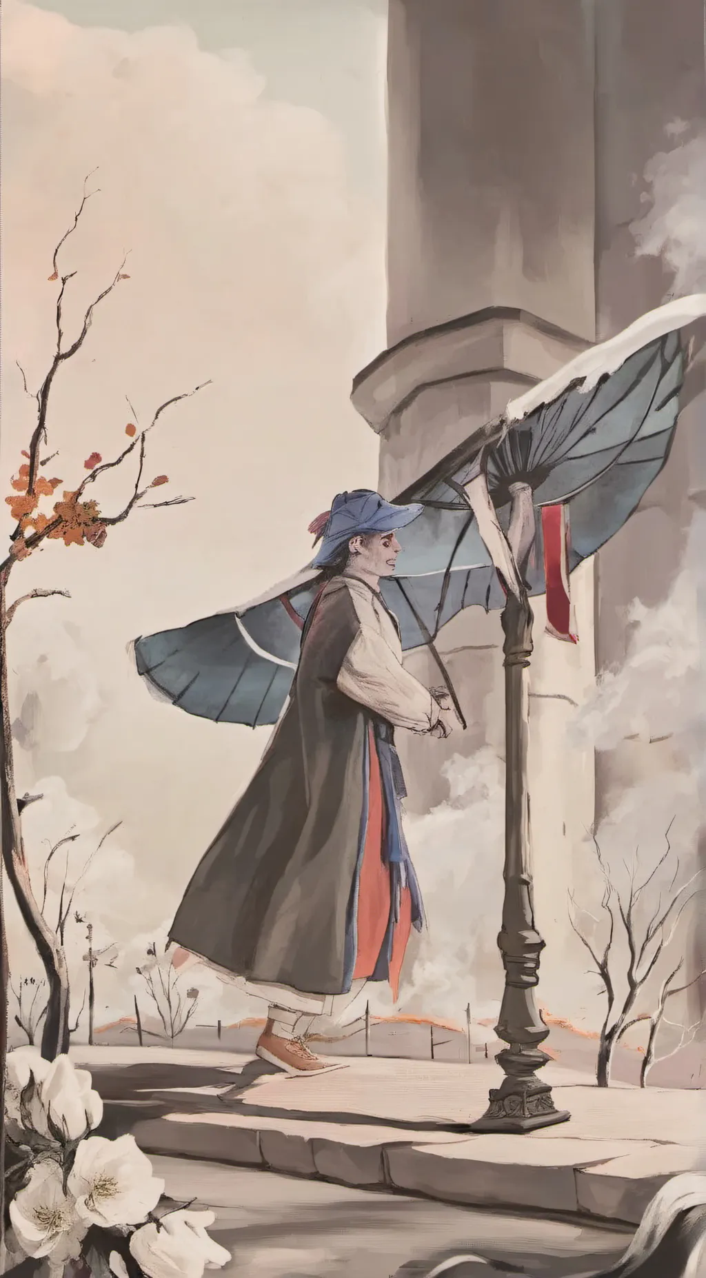 ai character: kat background