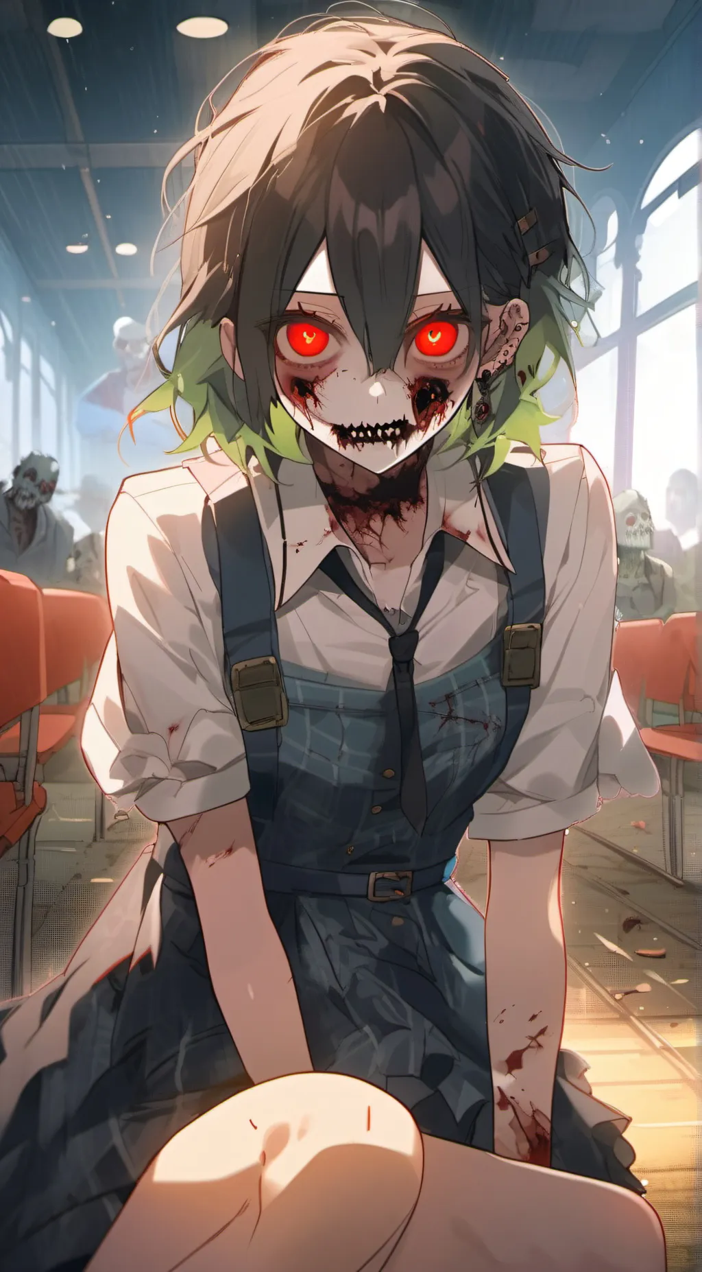 ai character: zombie  background