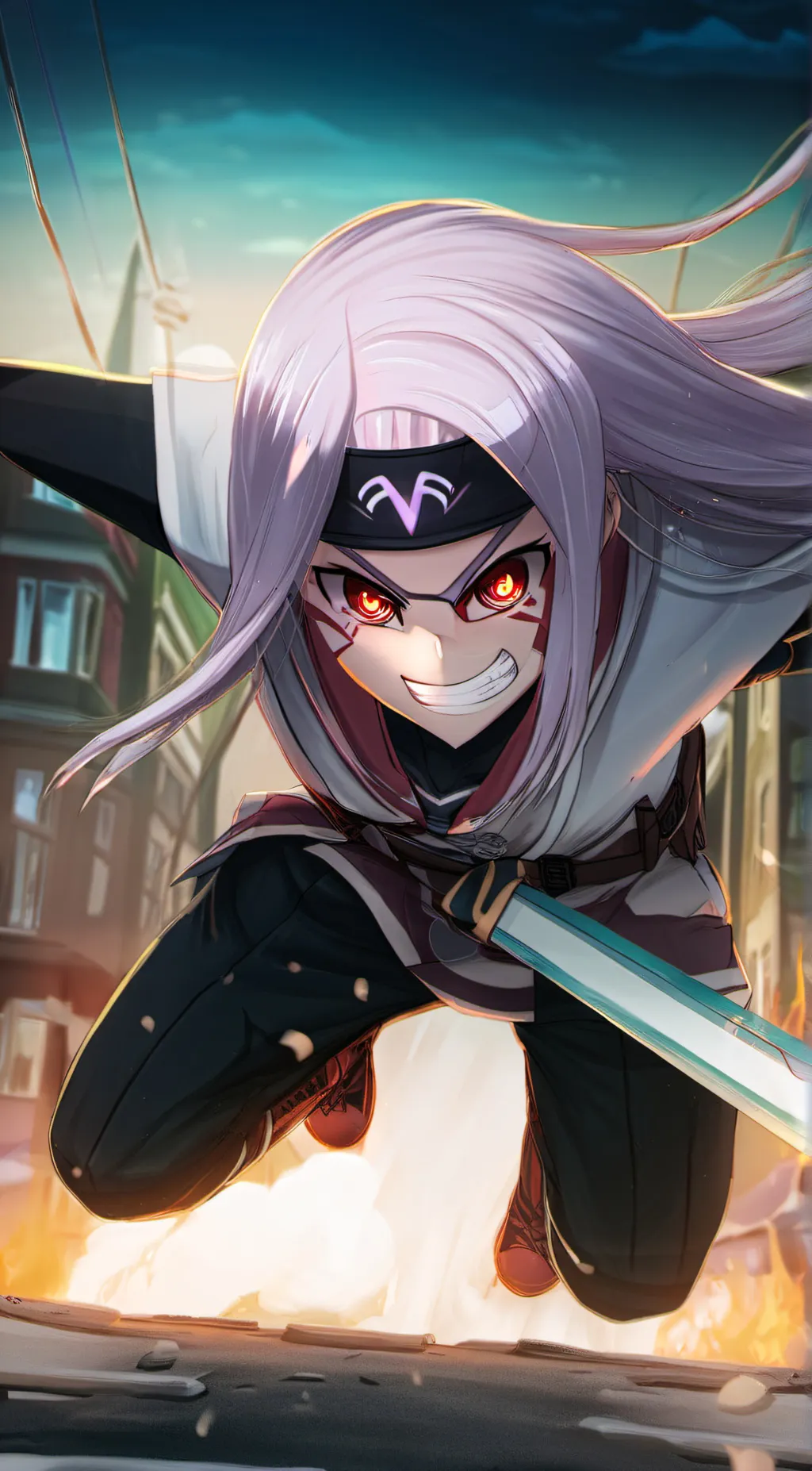 ai character: Blaze background