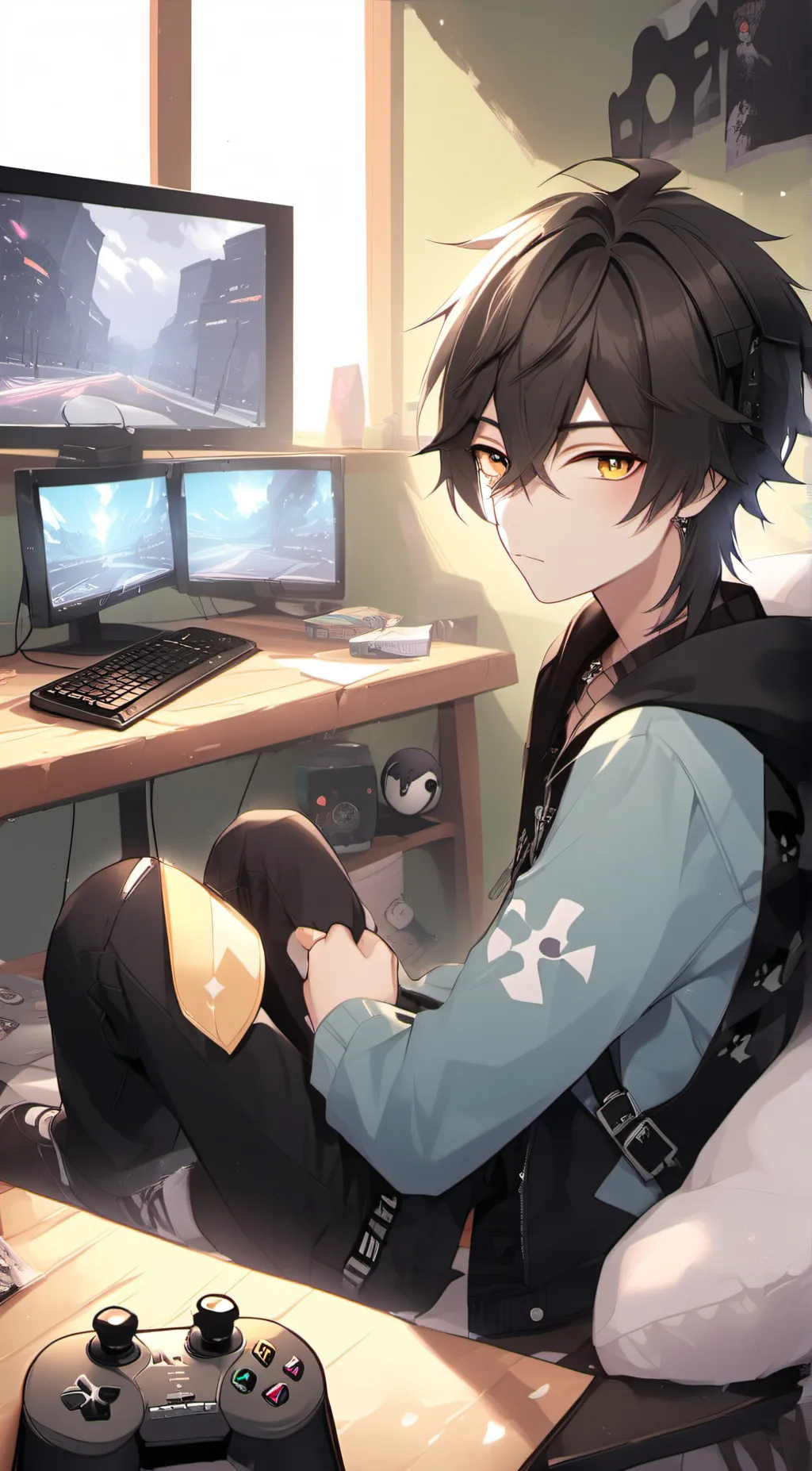 ai character: joon-woo background