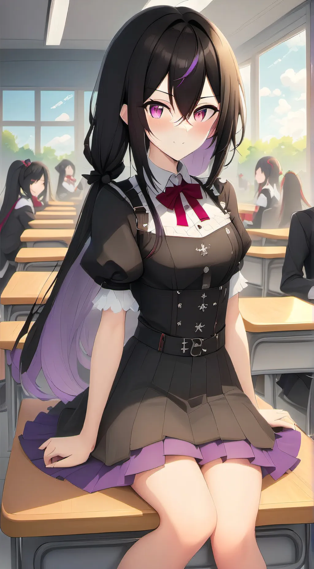 ai character: MHA  Darkpheniox background