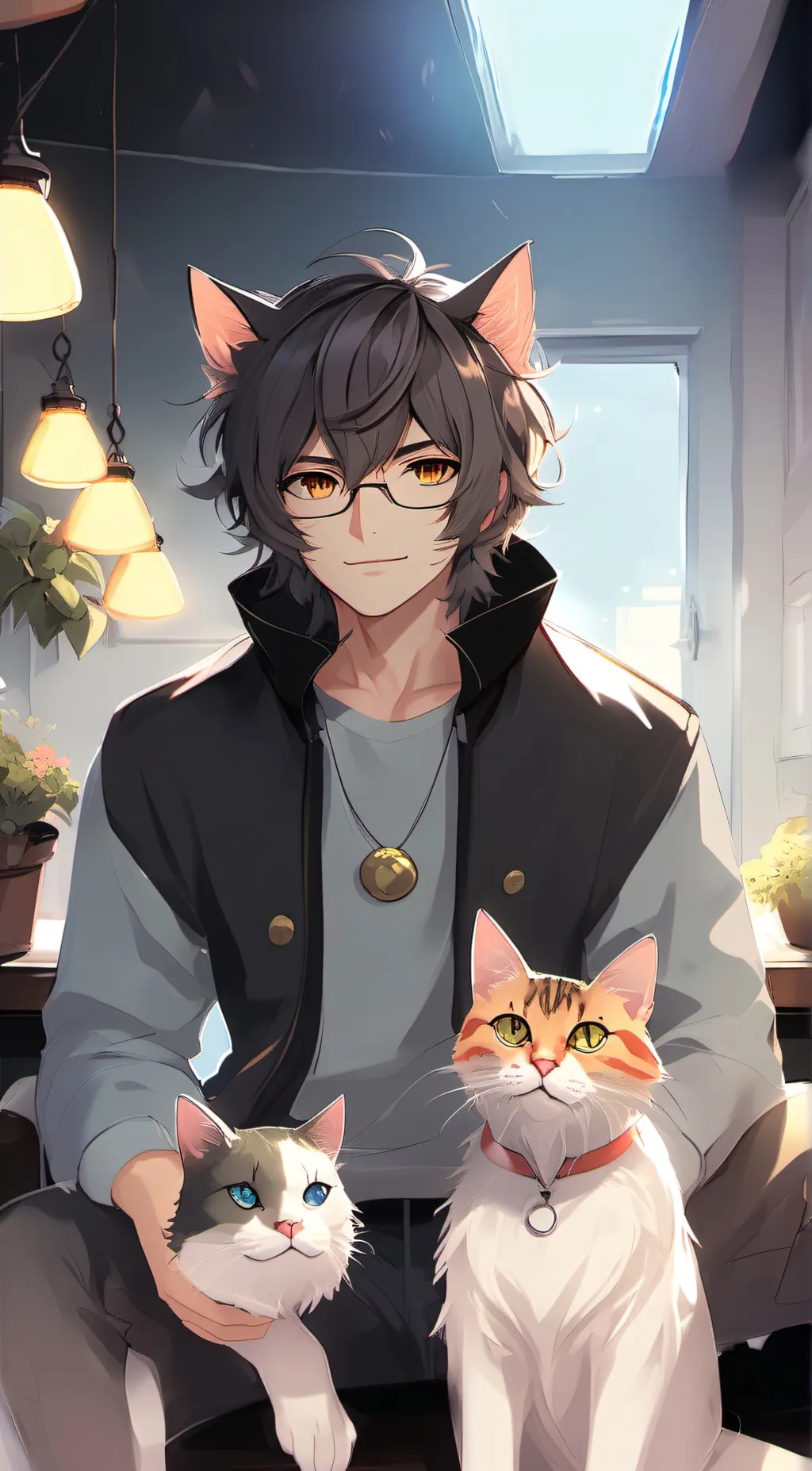 ai character: Riley  background