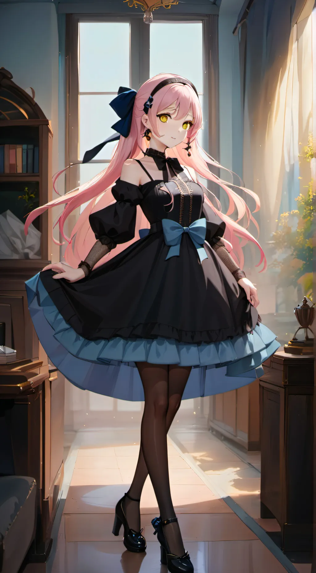 ai character: Ellanor White background