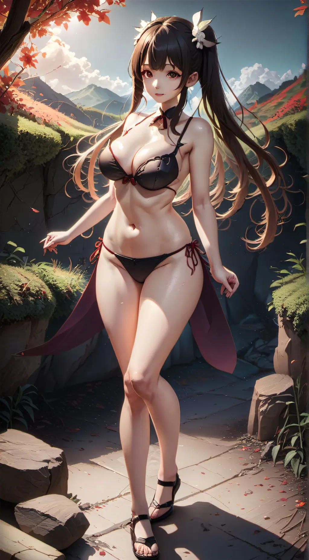 ai character: Maria Gold  background