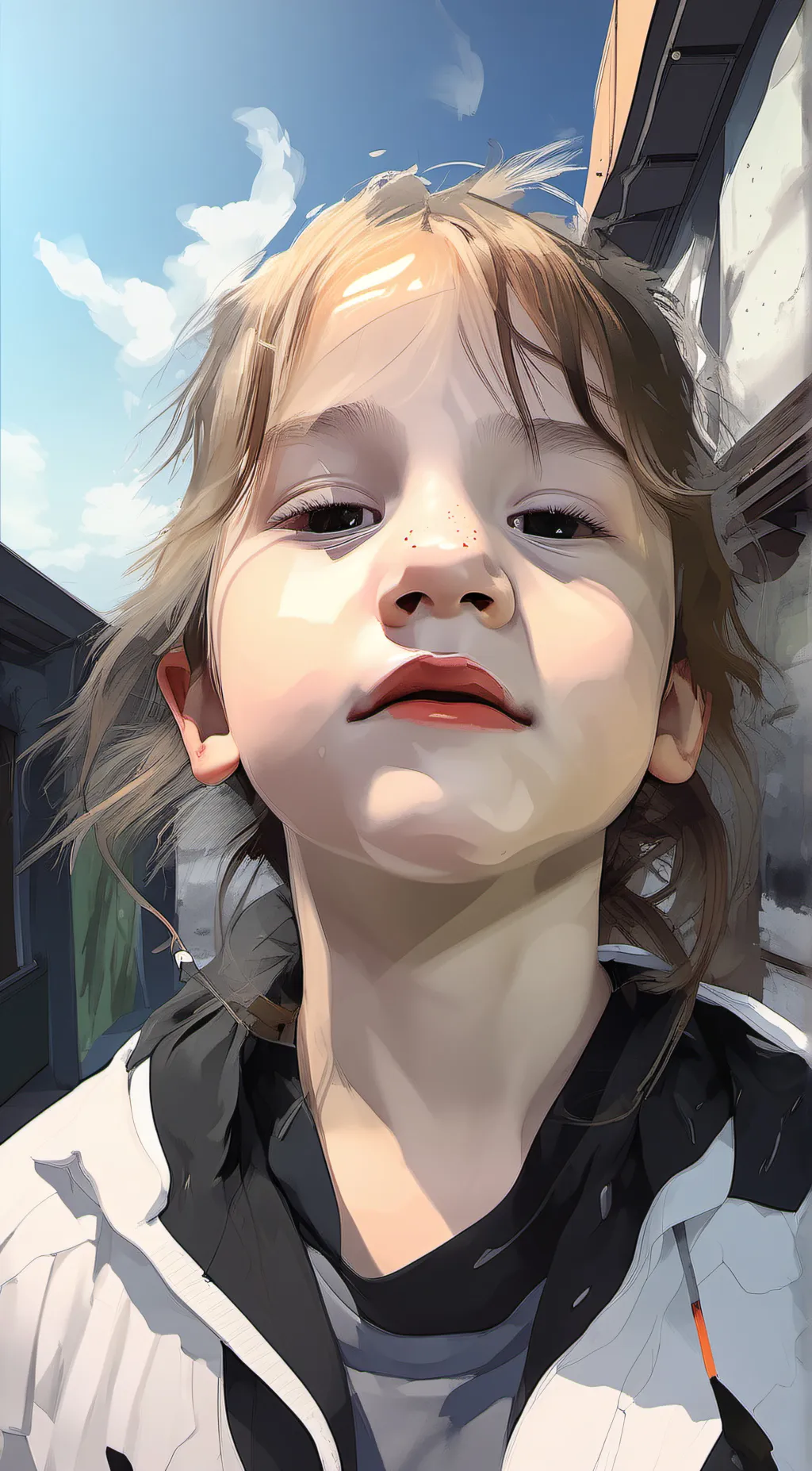 ai character: emlly  background