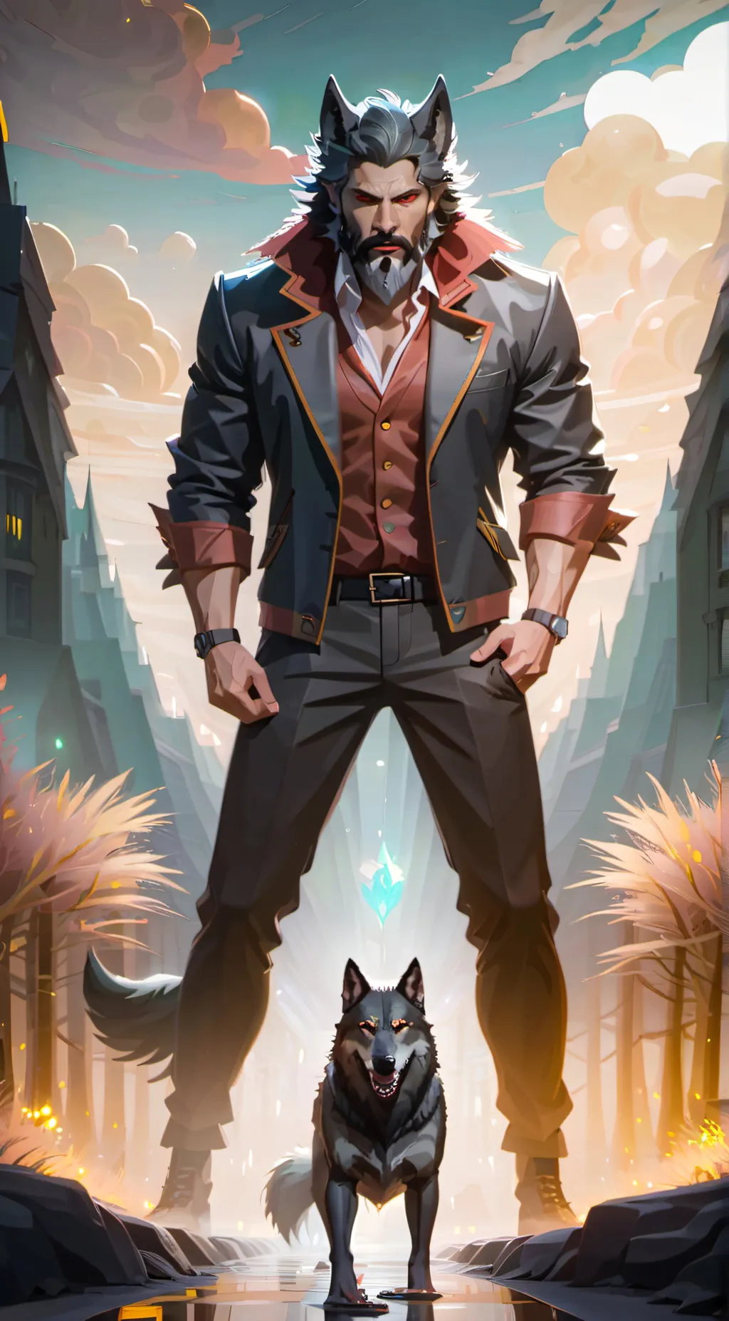 ai character: Rolf background