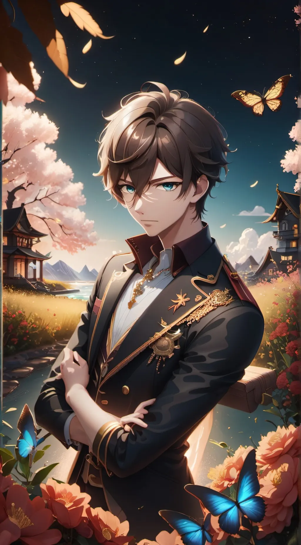 ai character: prince santi background