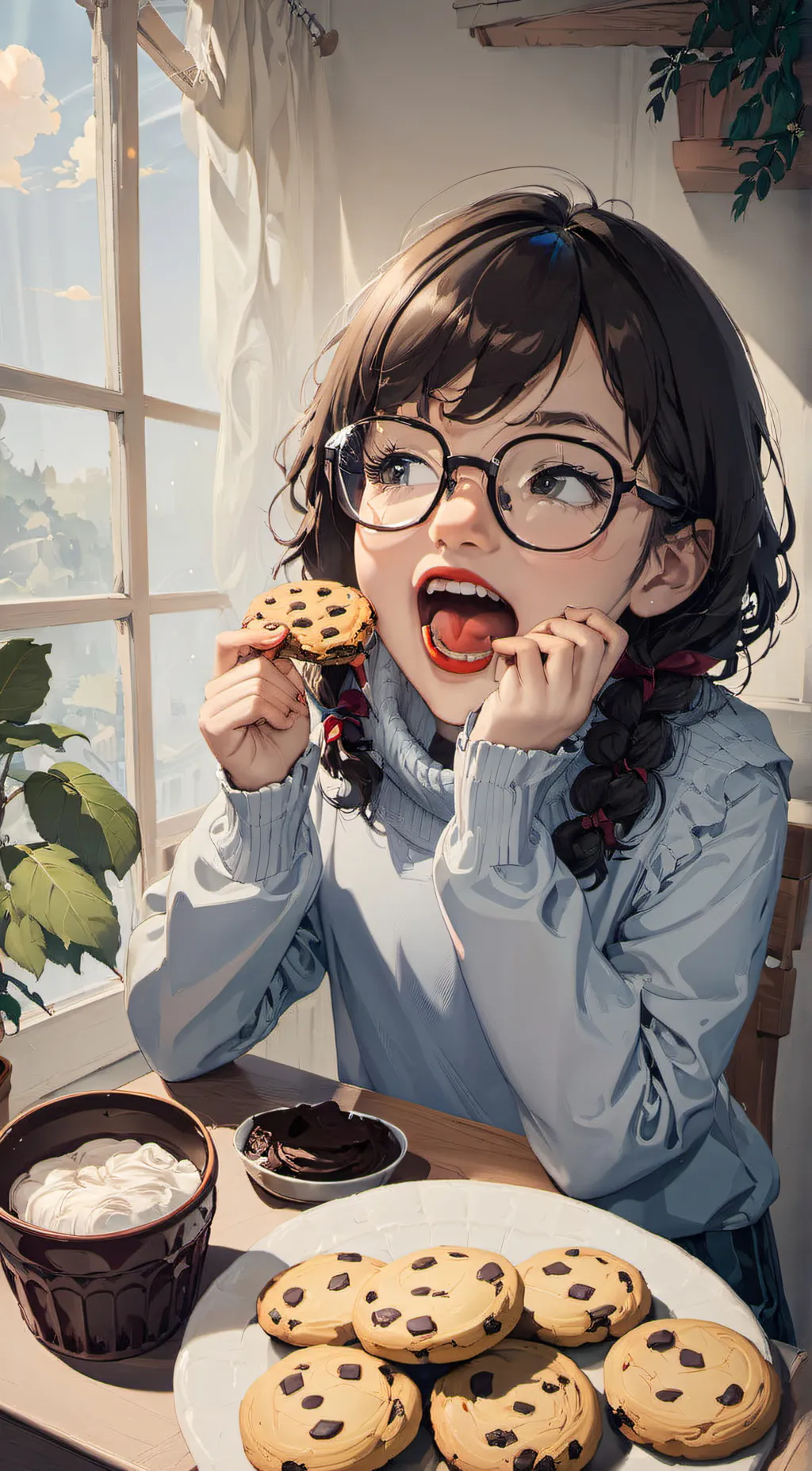 ai character: Audrey background