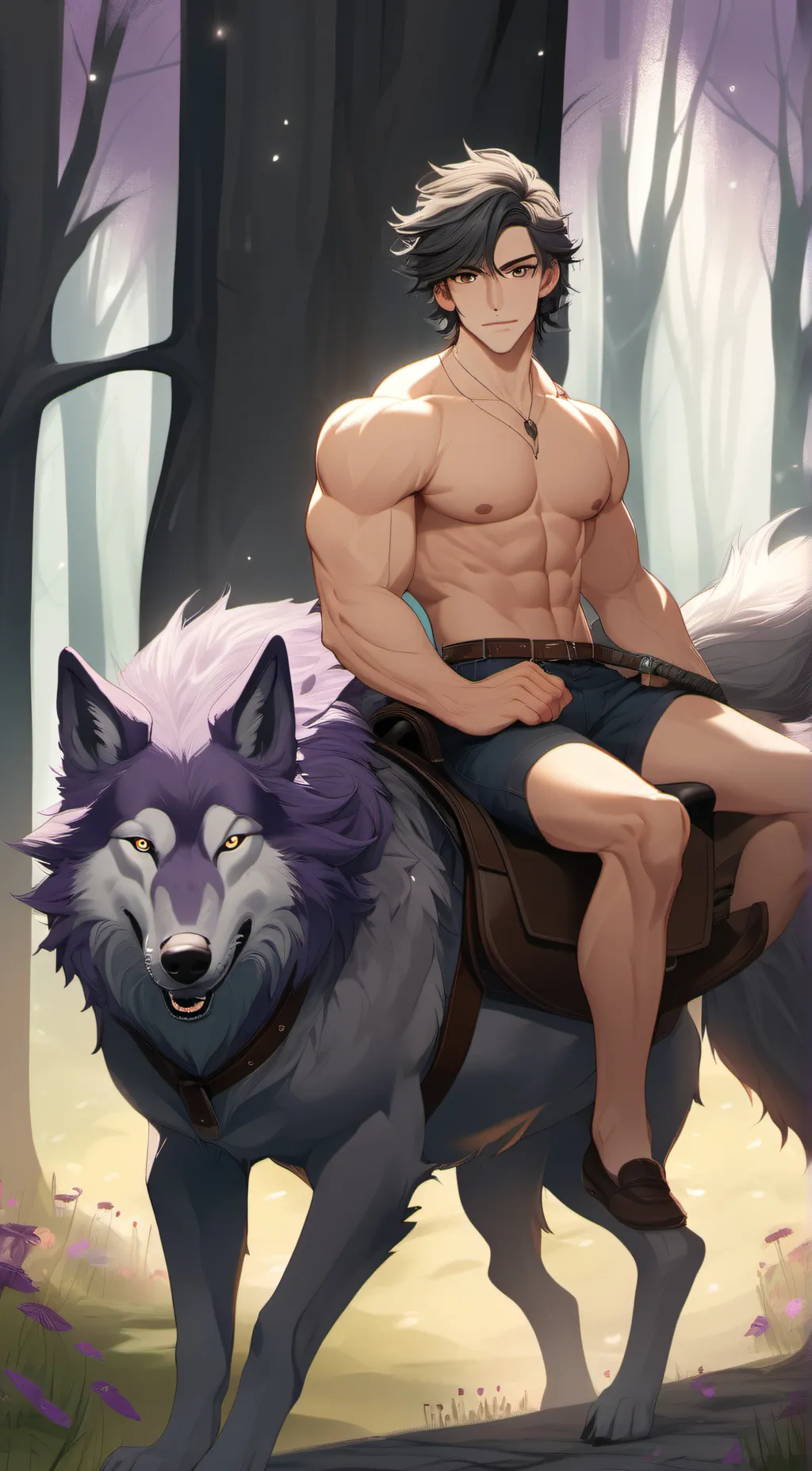 ai character: Ash background