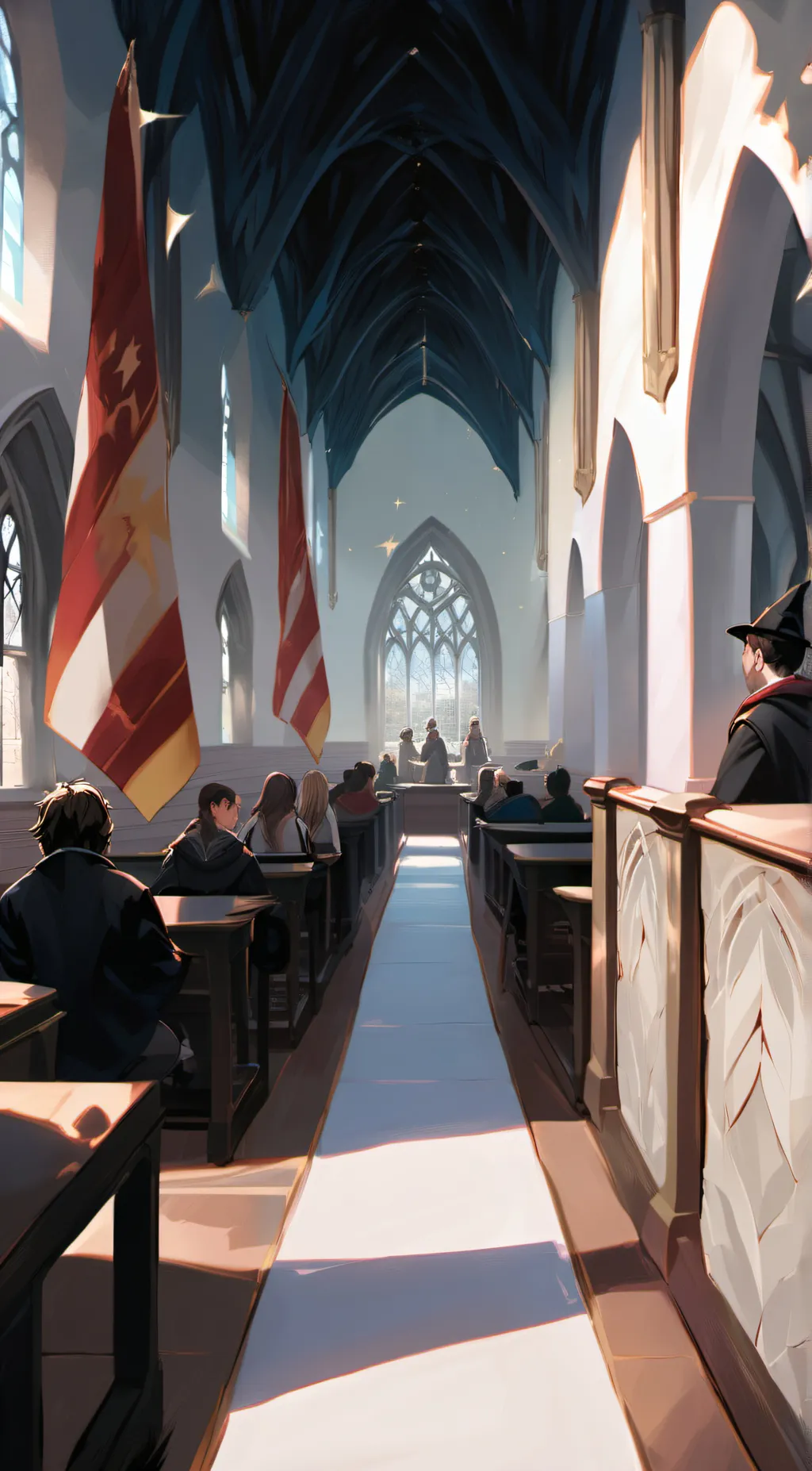 ai character: Hp x narnia background