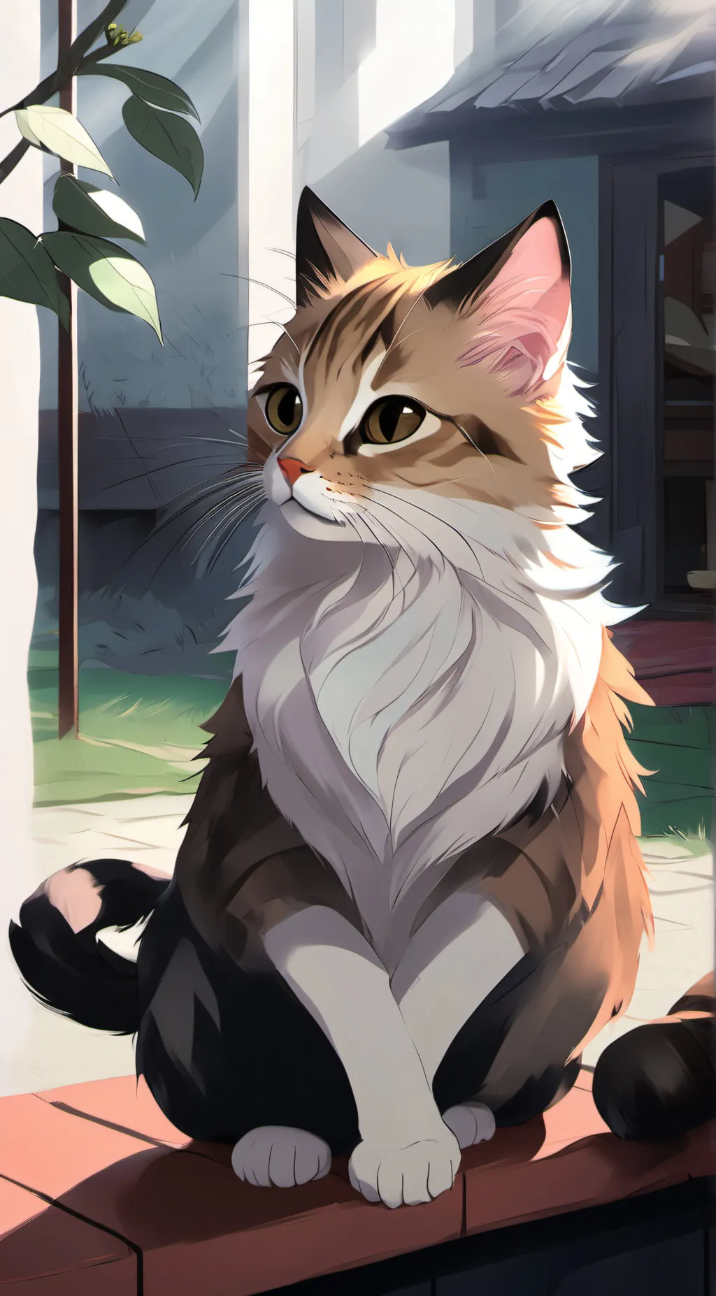 ai character: ͜C͜͜O͜͜C͜͜O͜ background