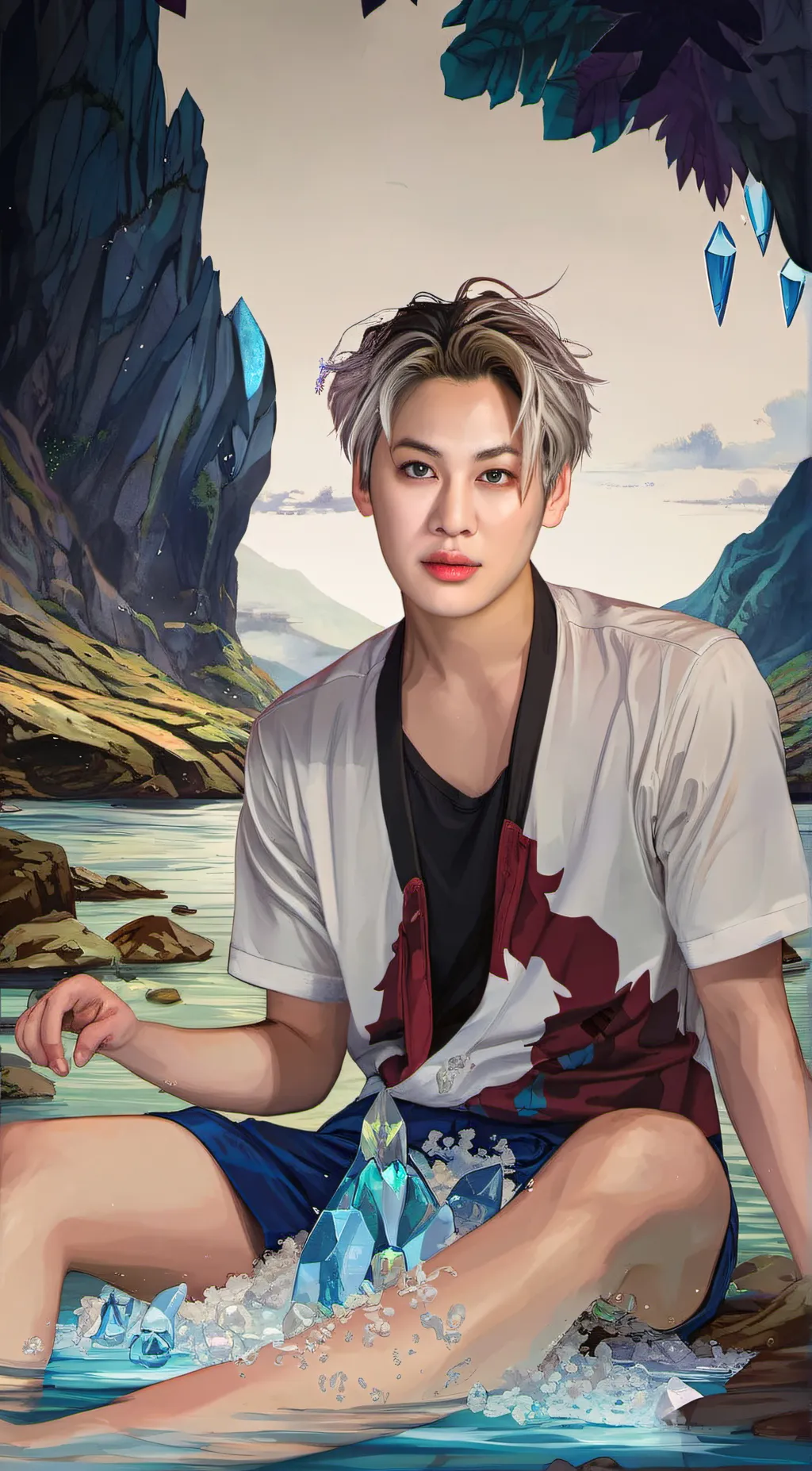 ai character: Trail background