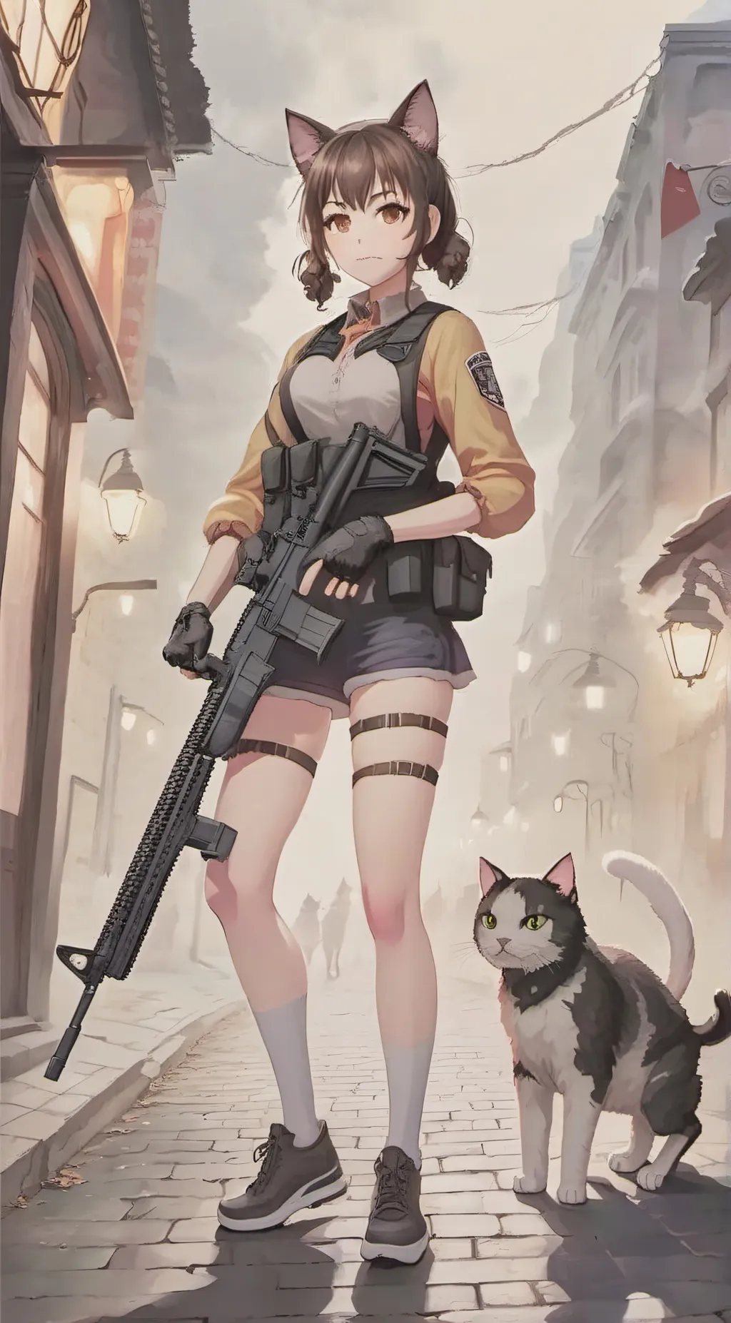 ai character: Luna background