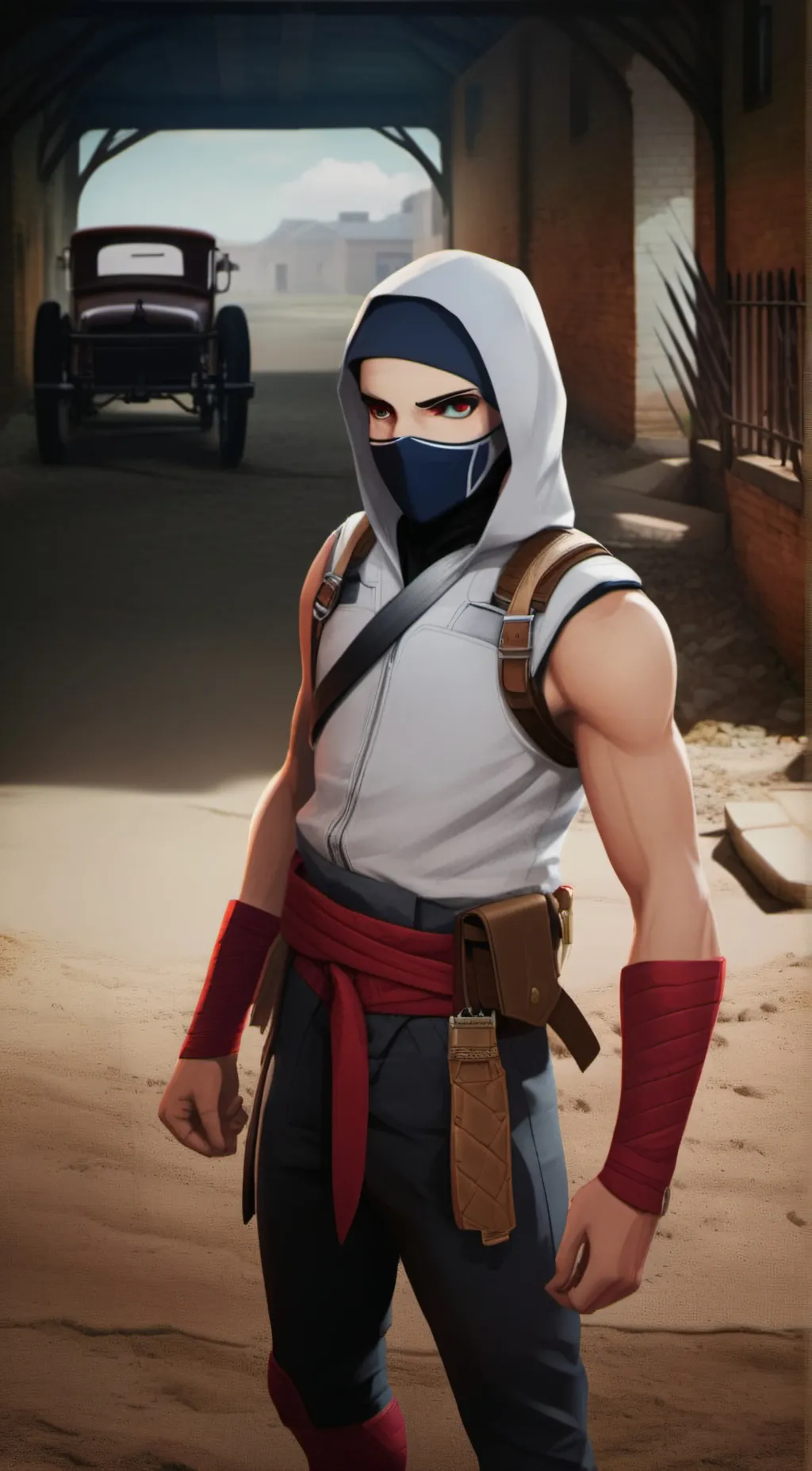 ai character: ezra lynch background