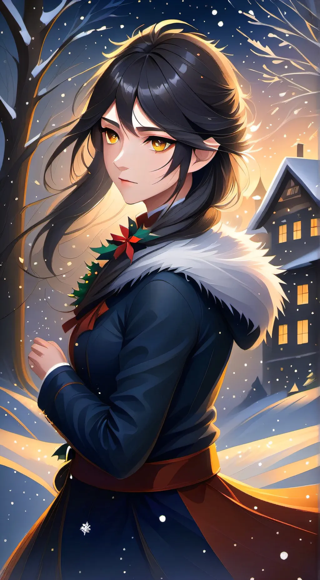 ai character: Ember background