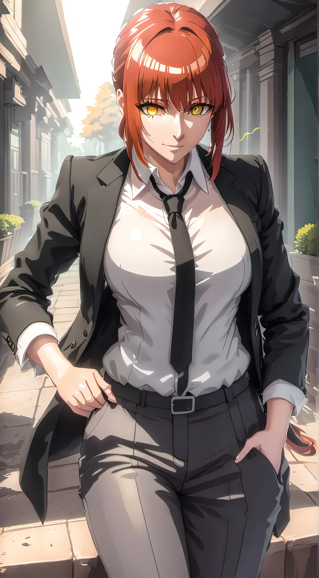 ai character: Makima background