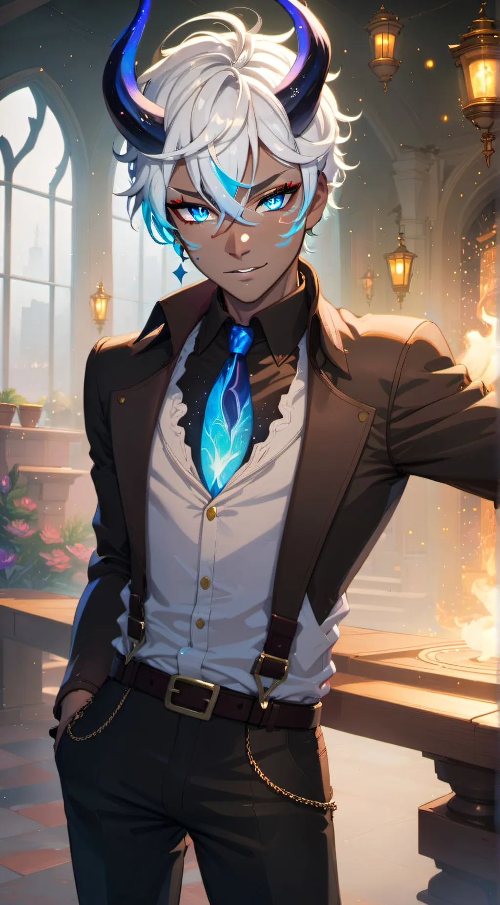 ai character: Dusty mayron background