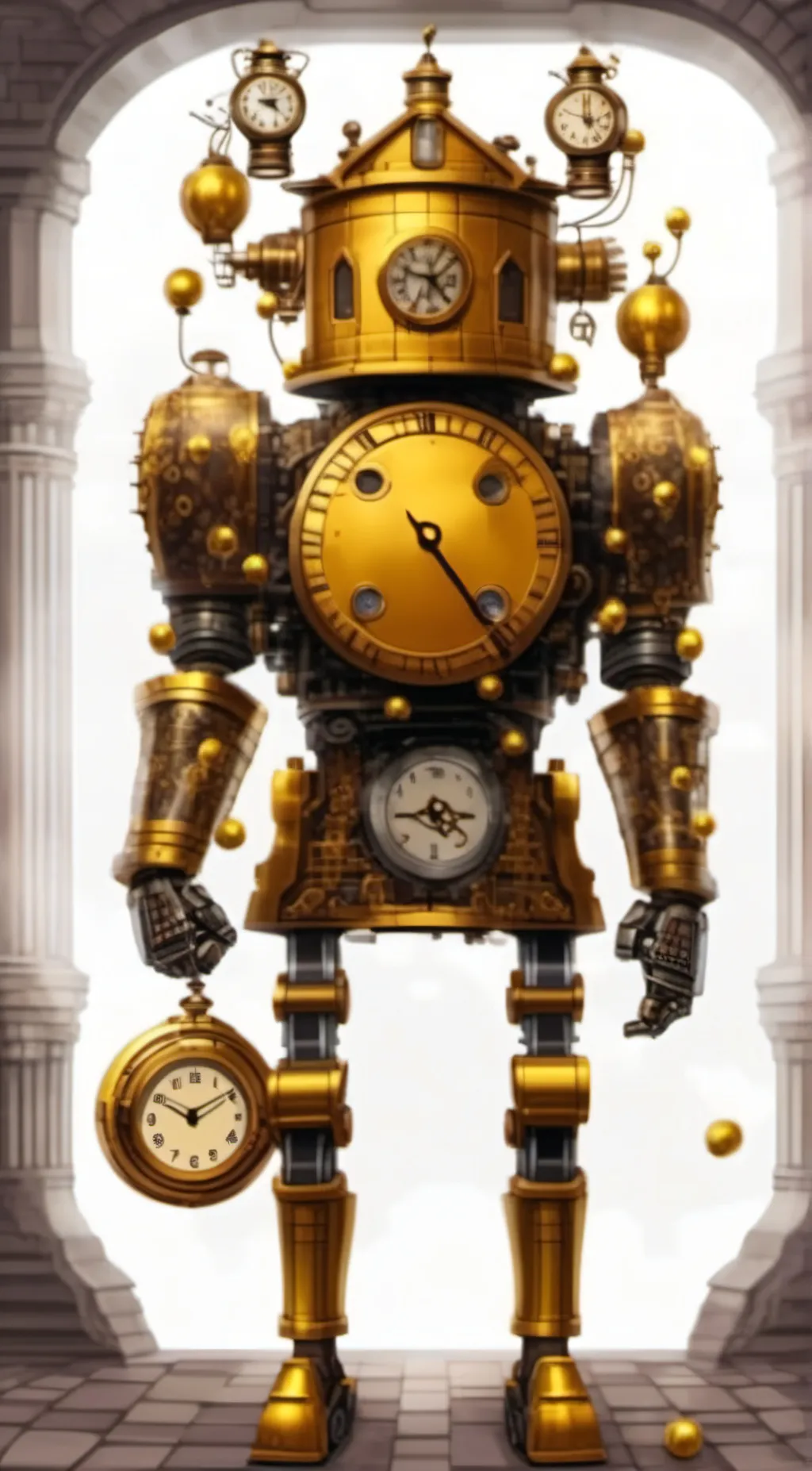 Talkie AI - Chat with Titan clock man