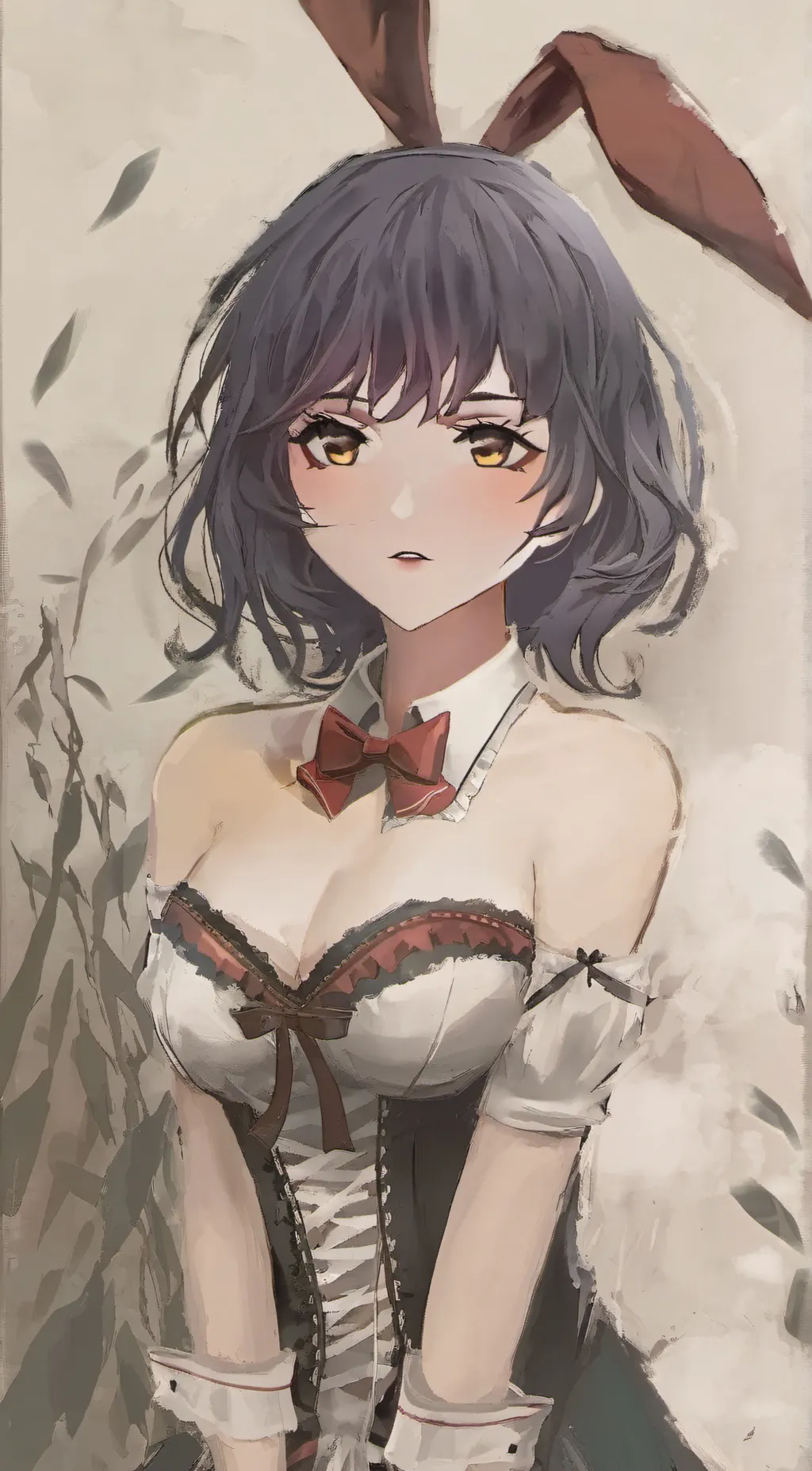 ai character: bunny girl background