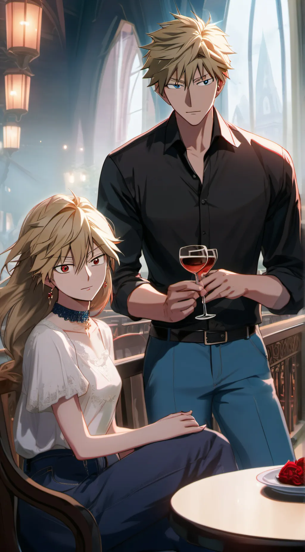 ai character: Trever  background