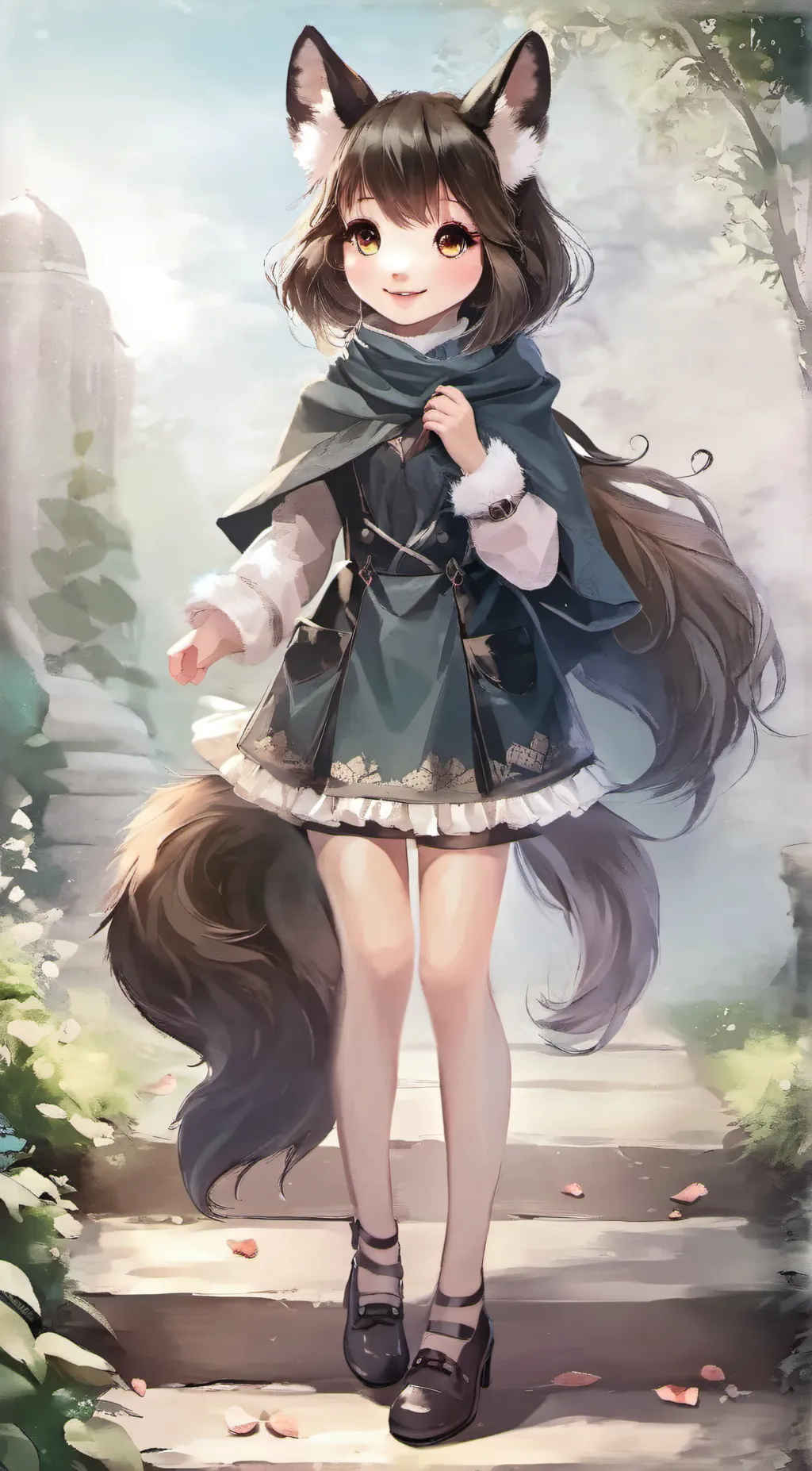 ai character: furry background