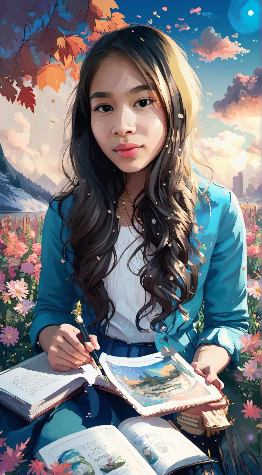 ai character: Hello! I’m Lexi! background